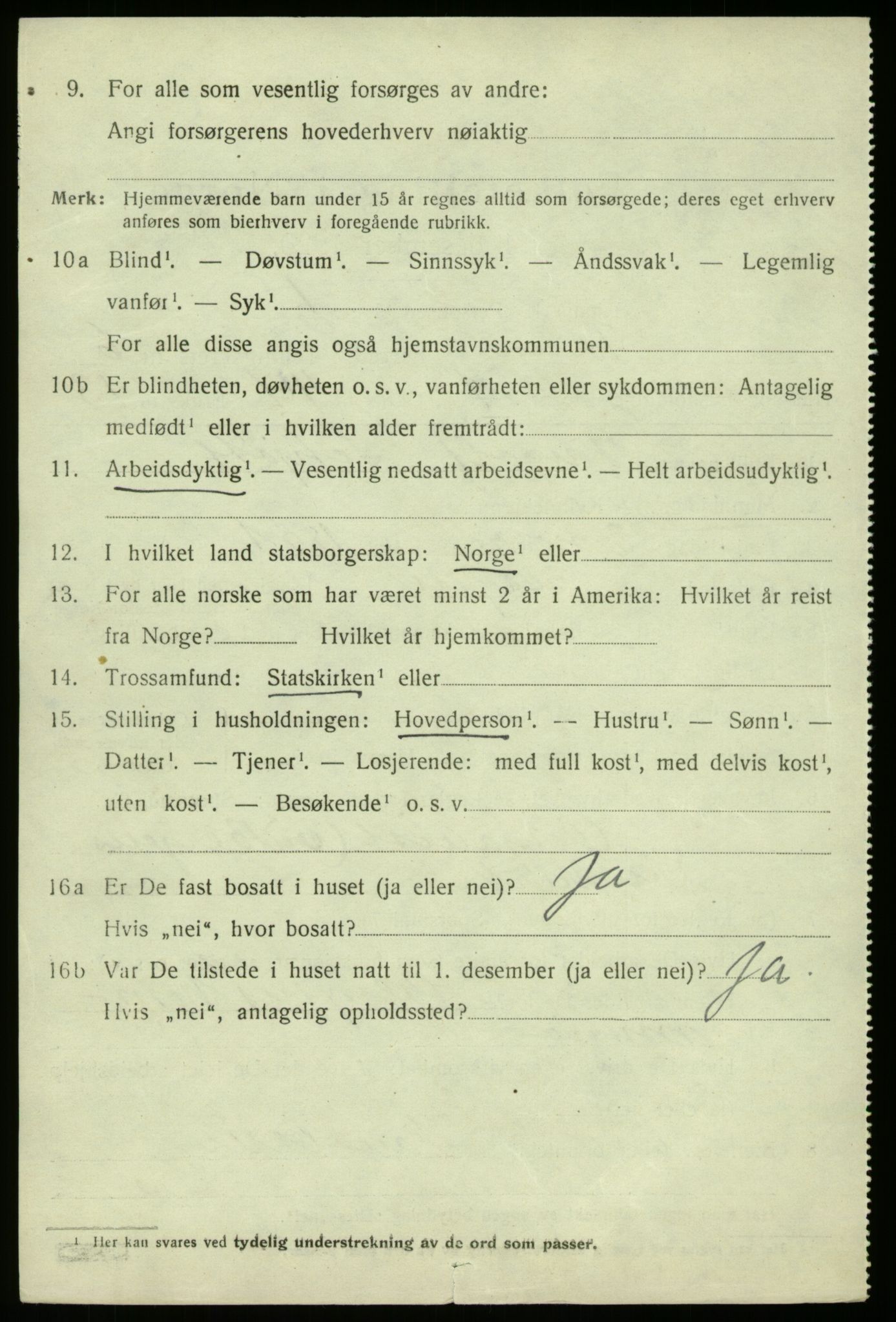 SAB, 1920 census for Fana, 1920, p. 10132