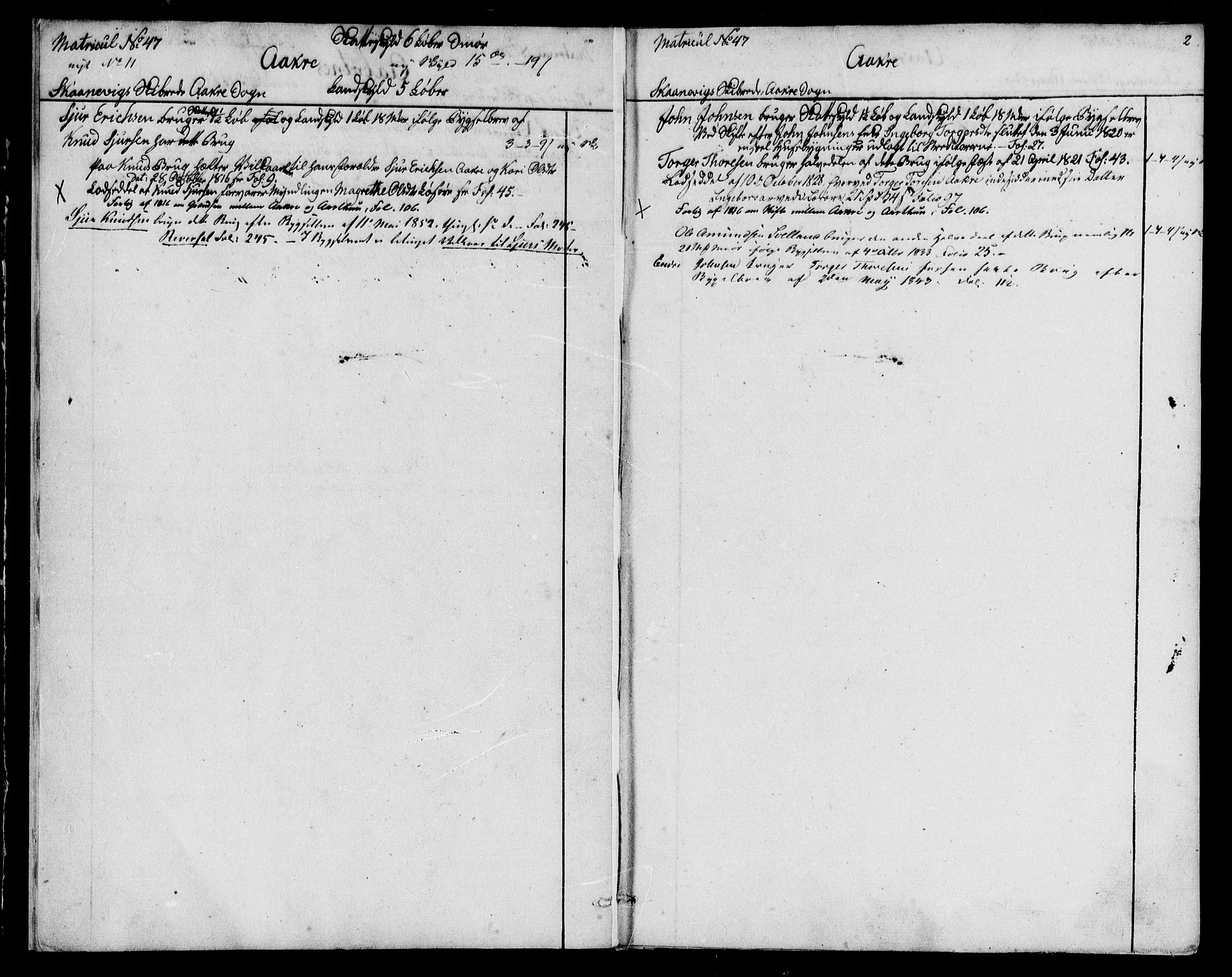 Sunnhordland sorenskrivar, SAB/A-2401/1/G/Ga/Gaa/L0001: Mortgage register no. II.A.a.1, 1800-1860, p. 2