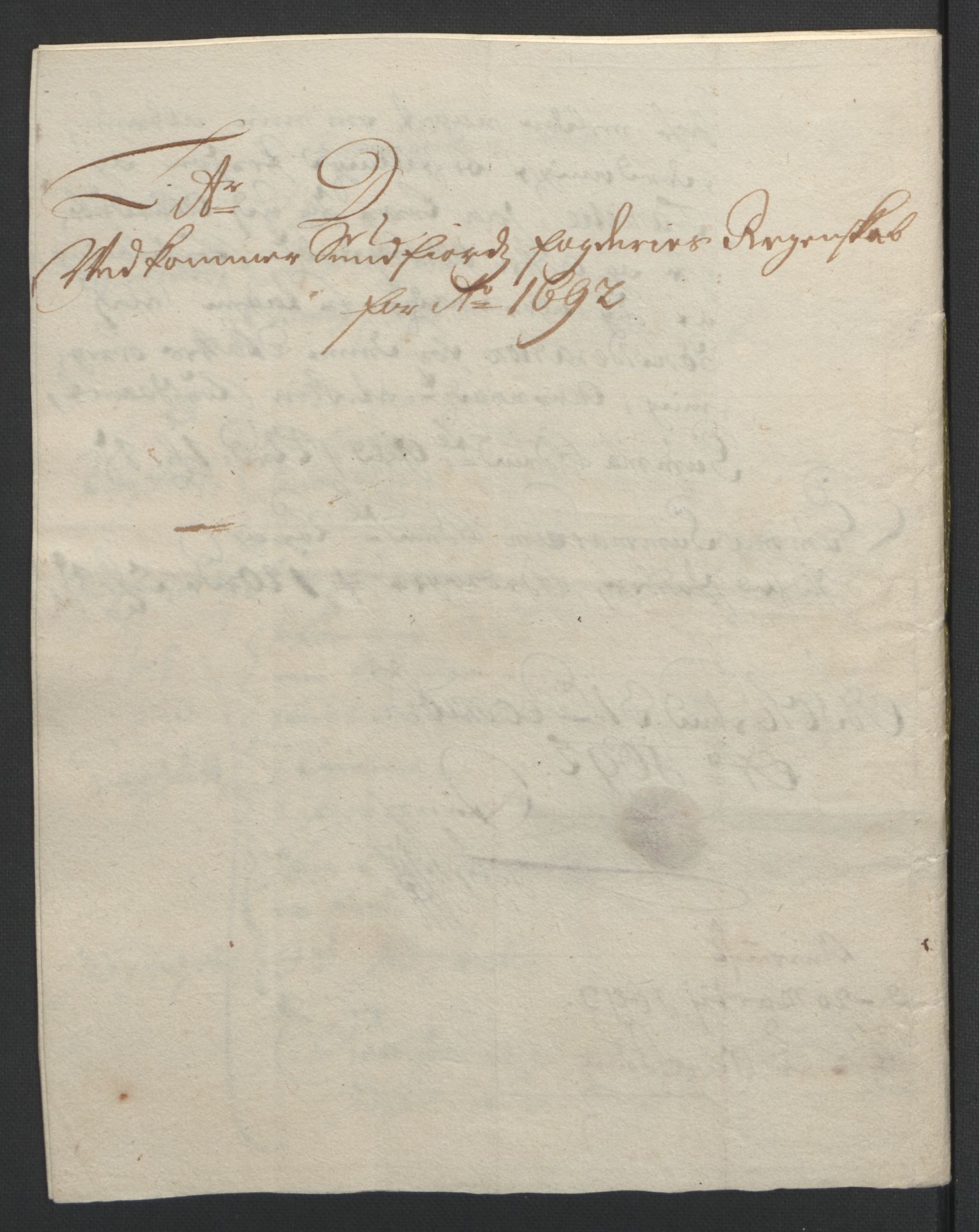 Rentekammeret inntil 1814, Reviderte regnskaper, Fogderegnskap, AV/RA-EA-4092/R53/L3420: Fogderegnskap Sunn- og Nordfjord, 1691-1692, p. 215