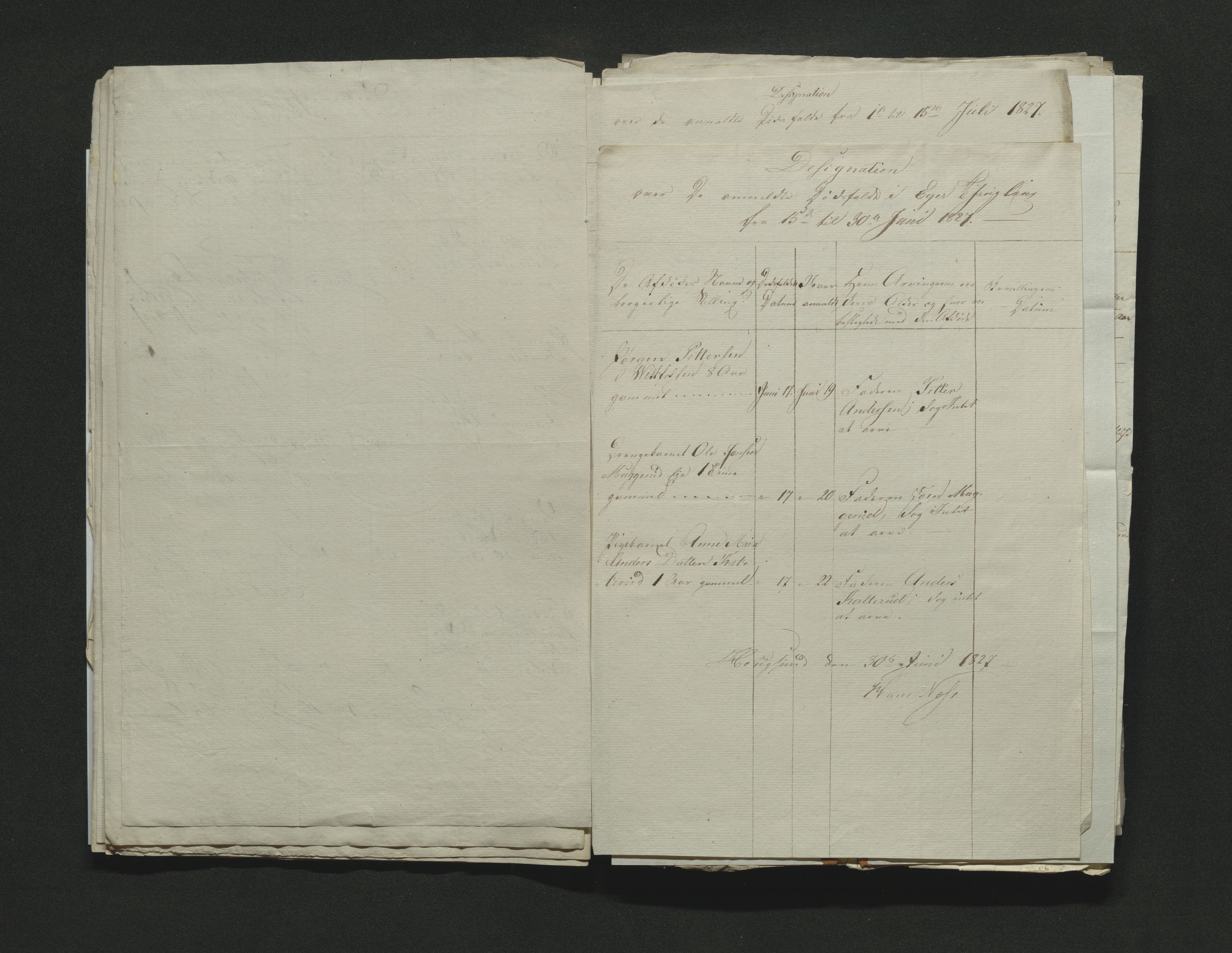 Eiker, Modum og Sigdal sorenskriveri, AV/SAKO-A-123/H/Ha/Hab/L0002: Dødsfallsmeldinger, 1823-1829, p. 164