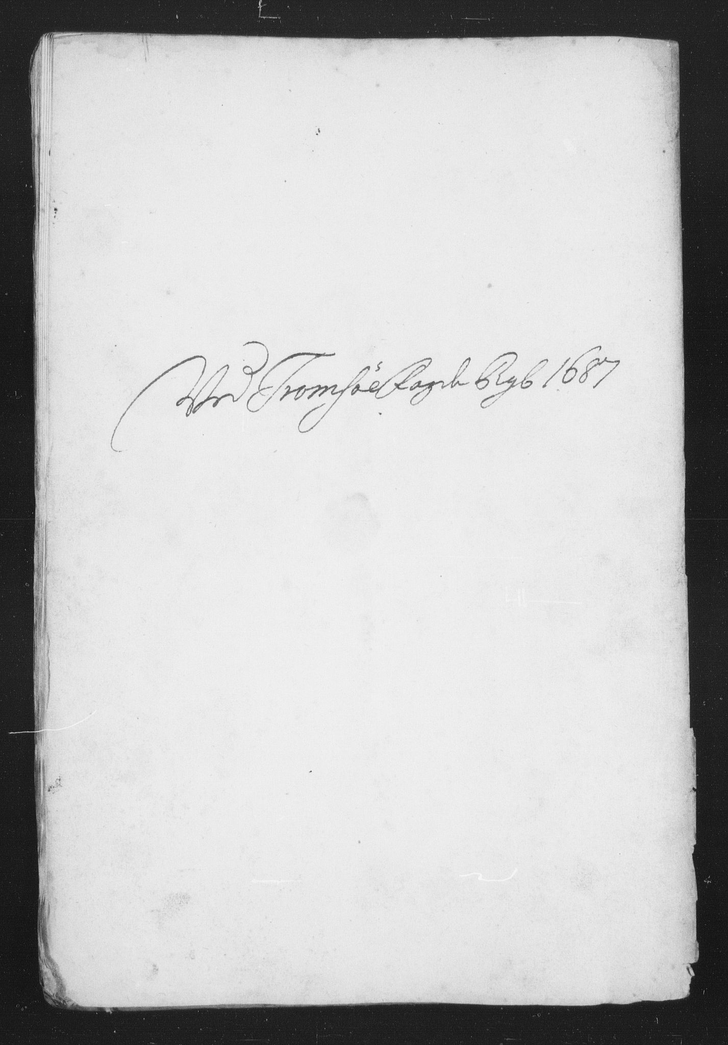 Rentekammeret inntil 1814, Reviderte regnskaper, Stiftamtstueregnskaper, Trondheim stiftamt og Nordland amt, AV/RA-EA-6044/R/Rh/L0010: Nordland amt, 1687