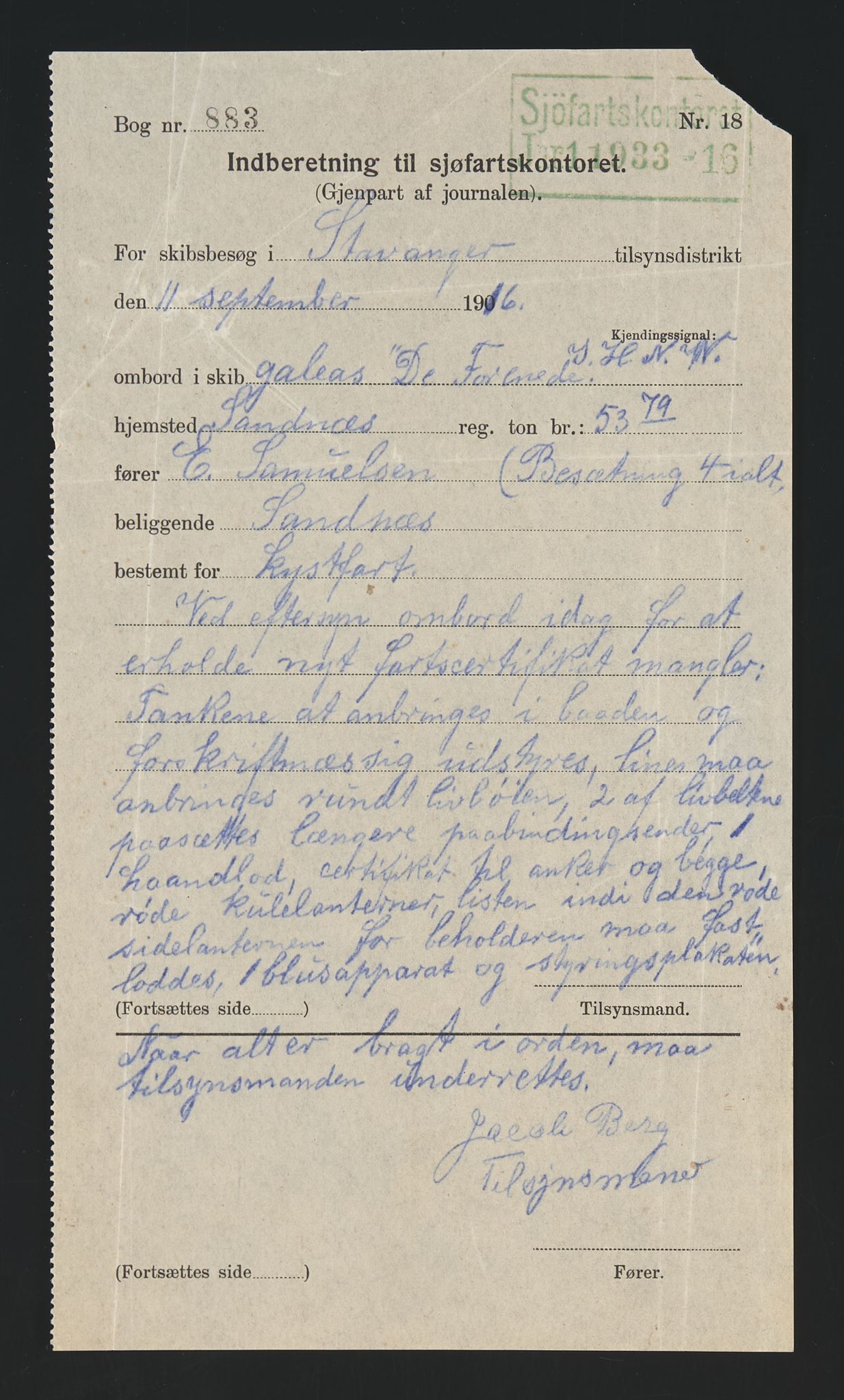 Sjøfartsdirektoratet med forløpere, skipsmapper slettede skip, AV/RA-S-4998/F/Fa/L0235: --, 1847-1930, p. 569