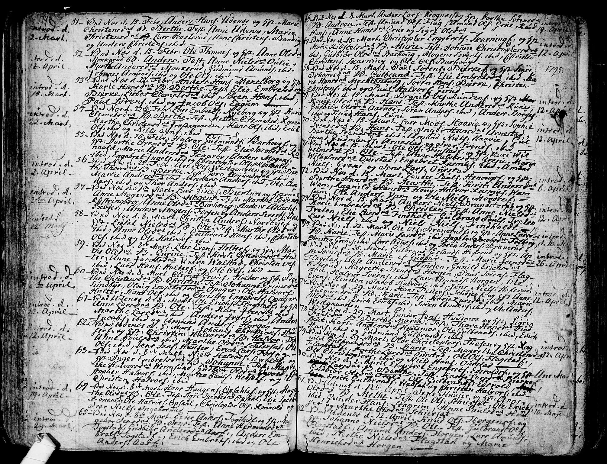 Nes prestekontor Kirkebøker, SAO/A-10410/F/Fa/L0004: Parish register (official) no. I 4, 1781-1816, p. 71