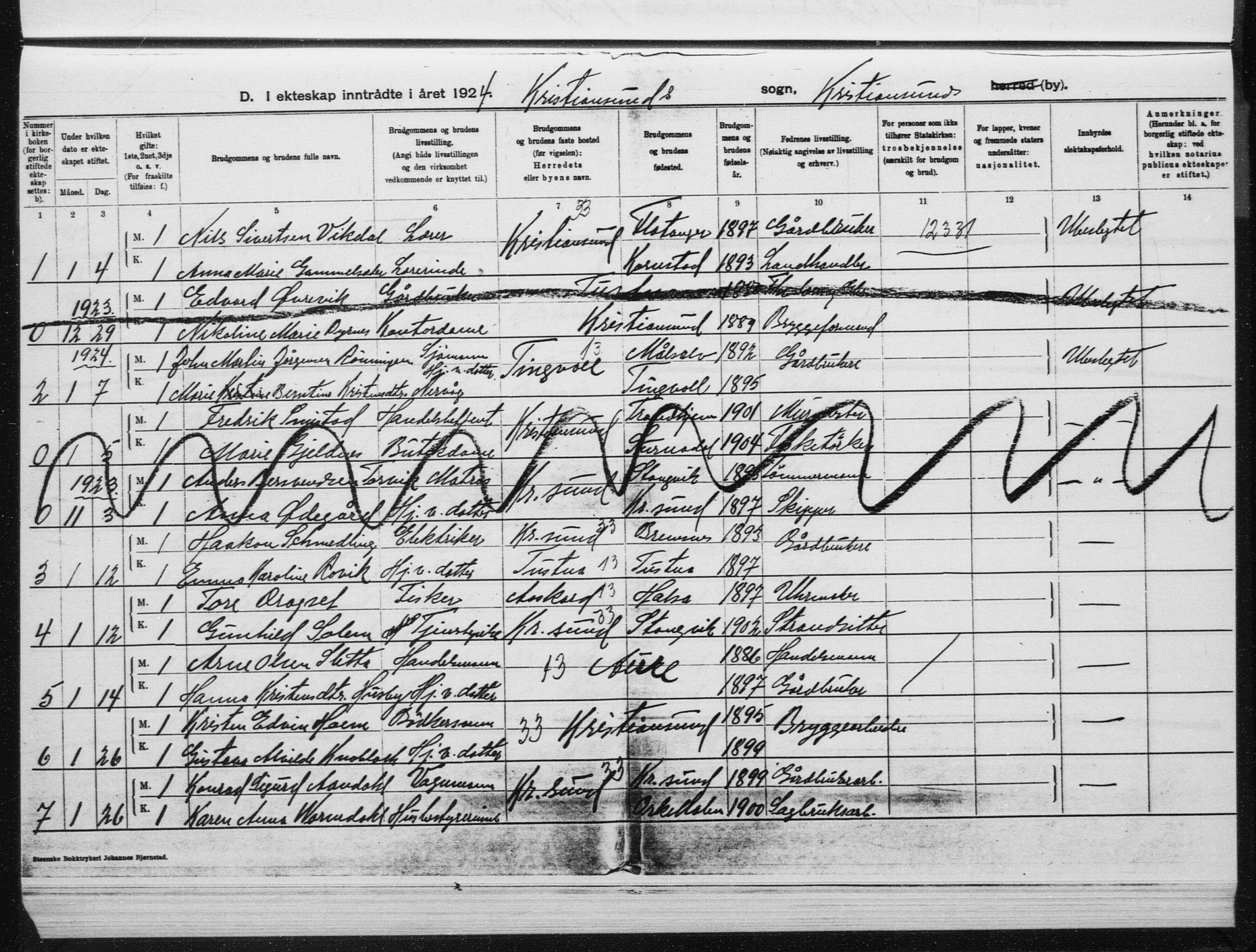 Ministerialprotokoller, klokkerbøker og fødselsregistre - Møre og Romsdal, AV/SAT-A-1454/572/L0862: Parish register (official) no. 572D06, 1917-1935