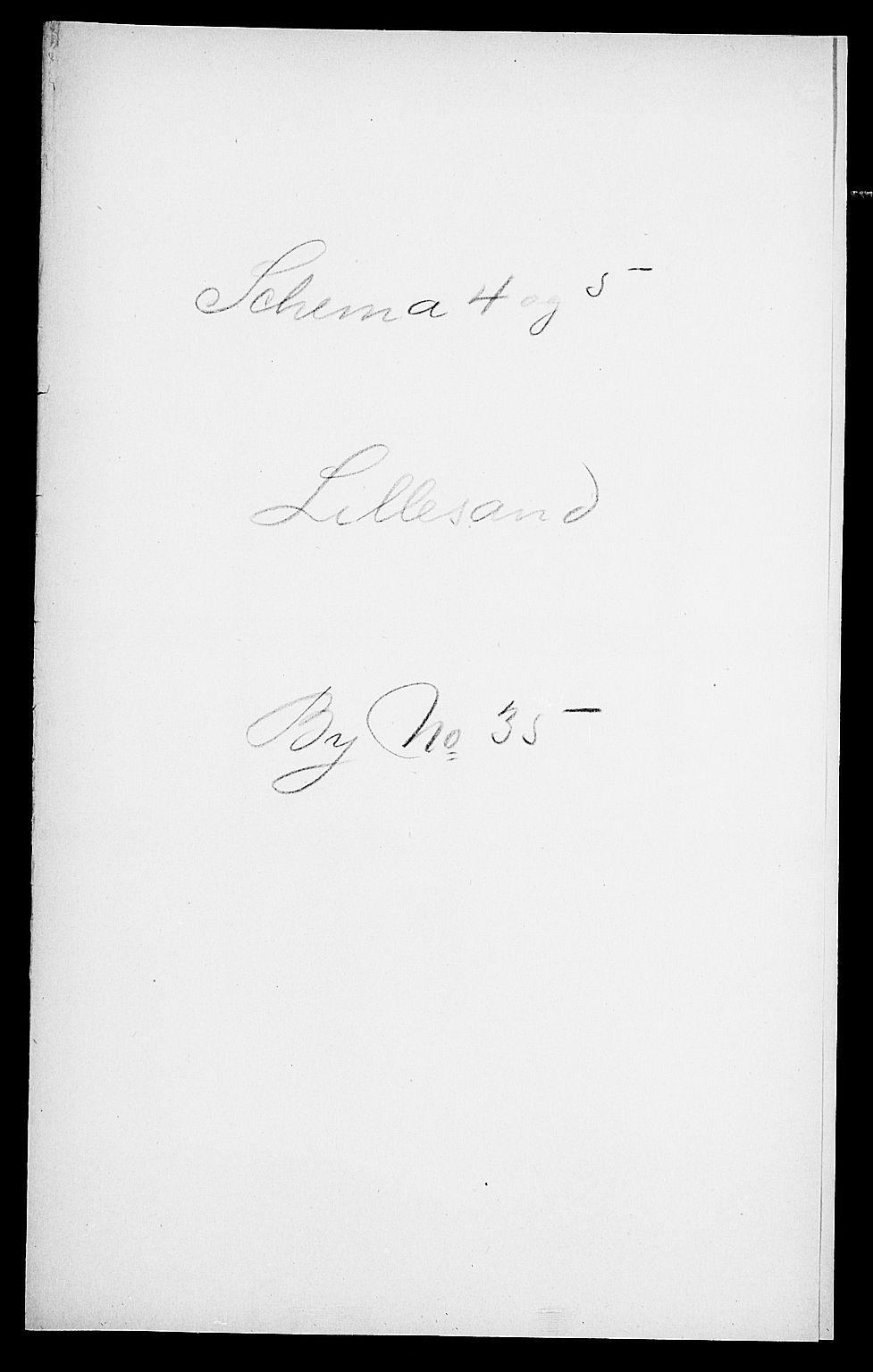 SAK, 1900 census for Lillesand, 1900, p. 1