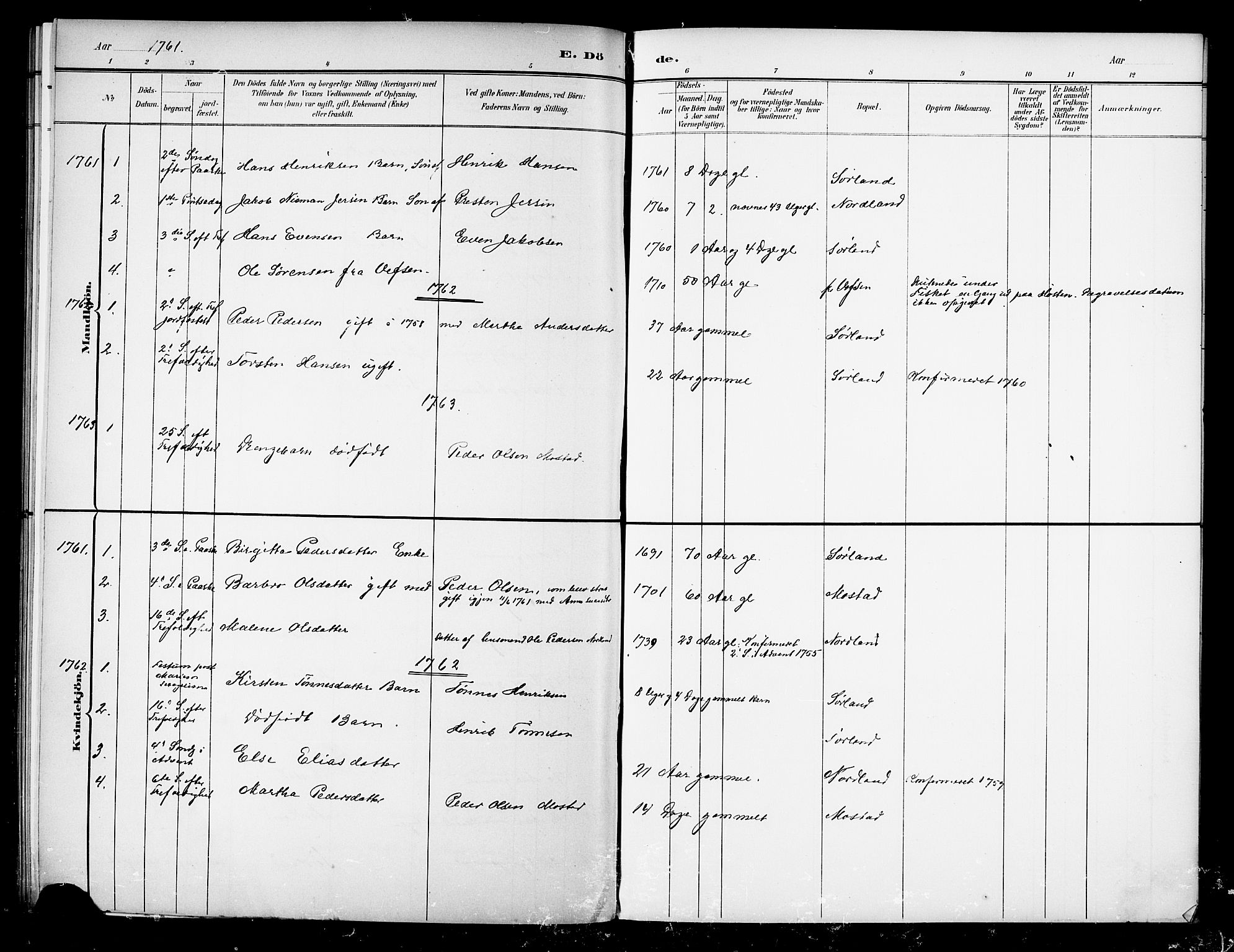 Ministerialprotokoller, klokkerbøker og fødselsregistre - Nordland, AV/SAT-A-1459/807/L0127: Parish register transcript no. 807D01, 1752-1788