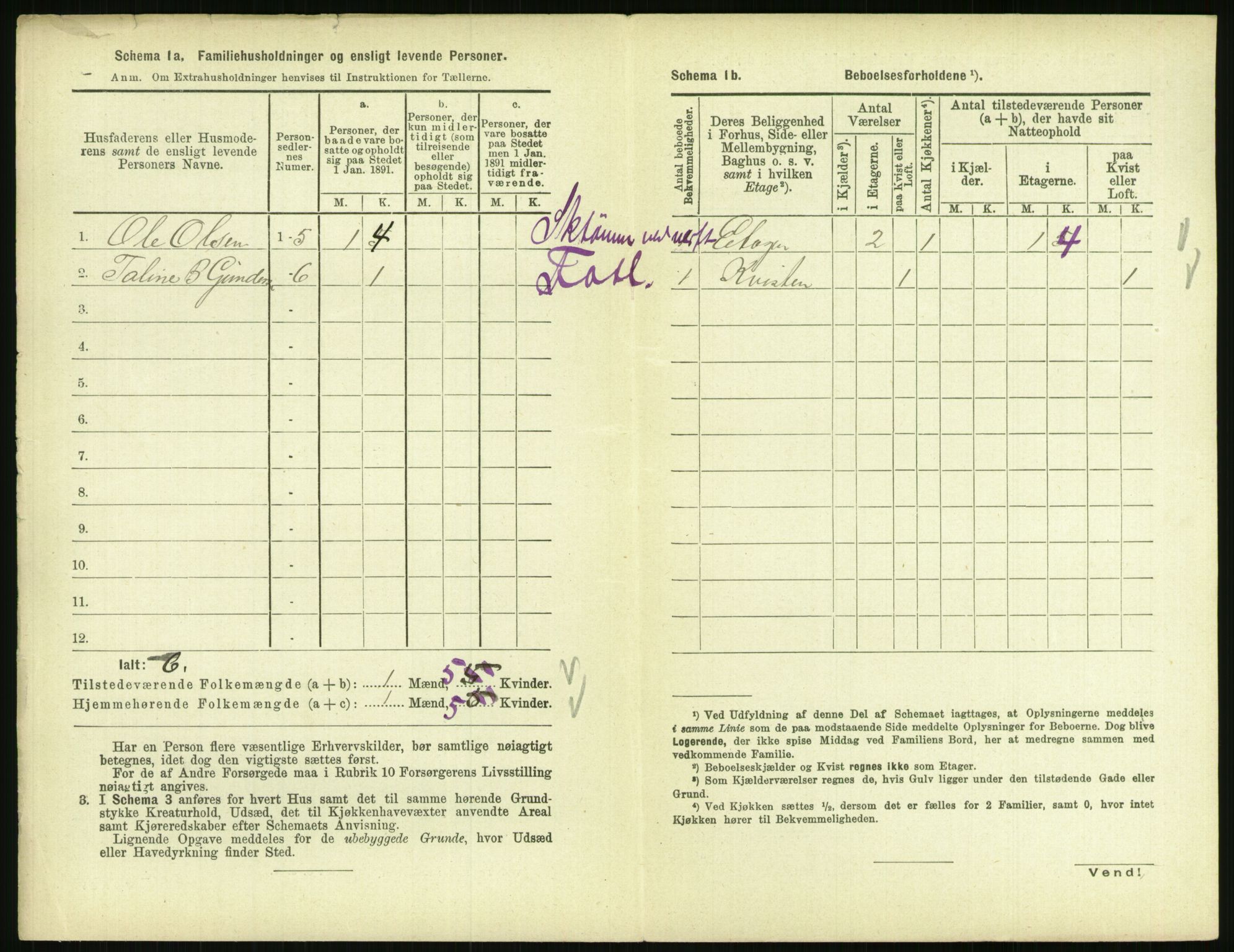 RA, 1891 census for 0801 Kragerø, 1891, p. 1143