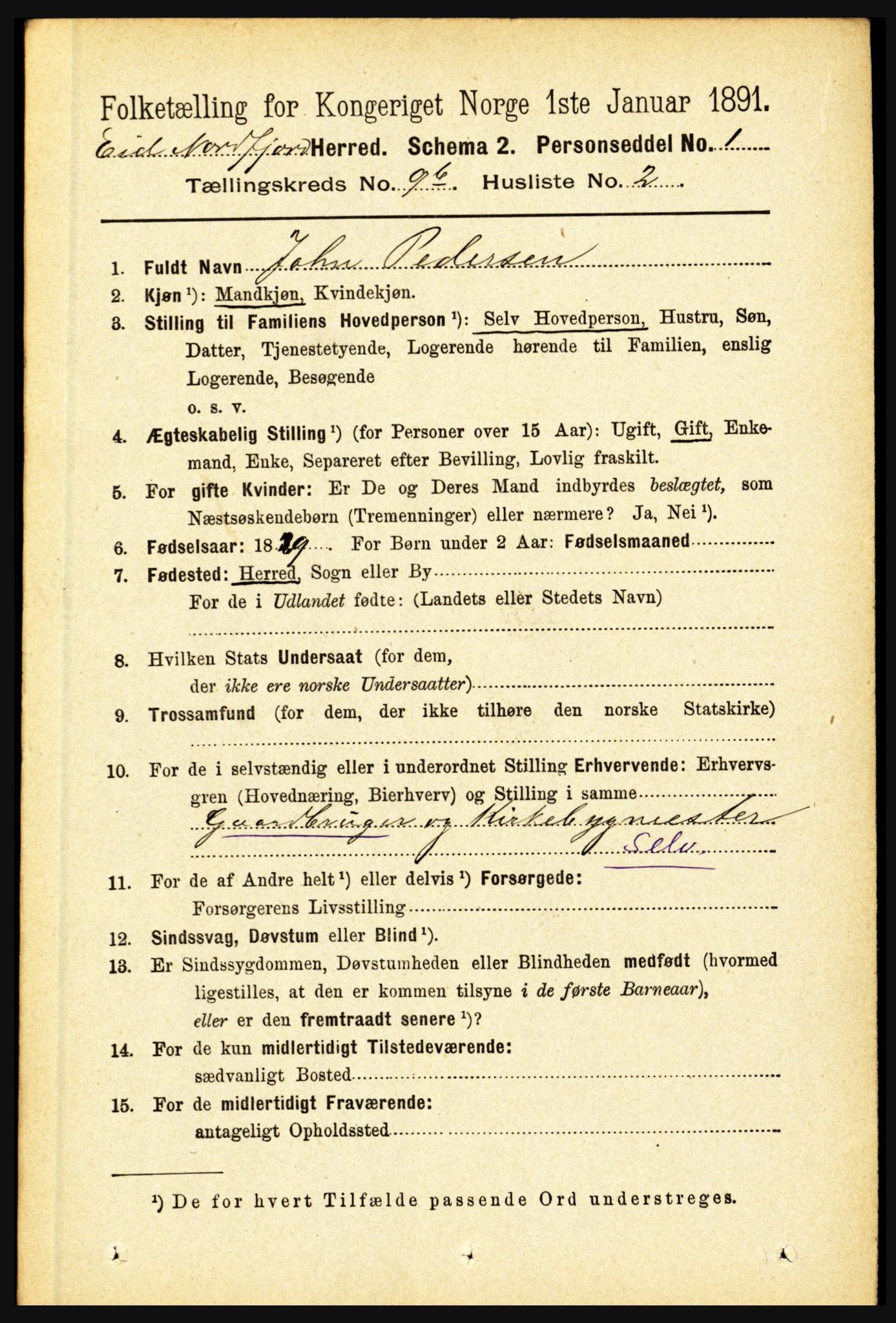 RA, 1891 census for 1443 Eid, 1891, p. 2486