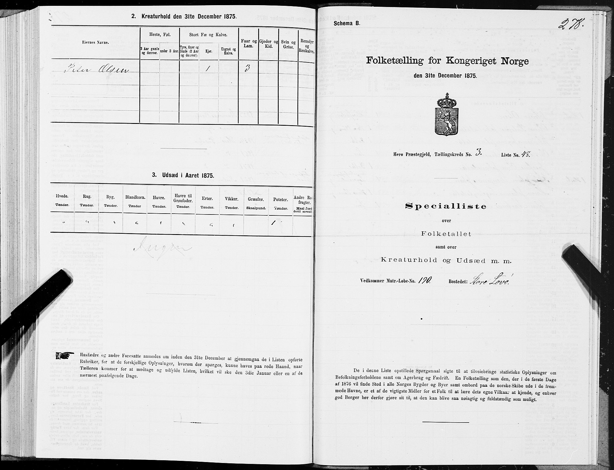 SAT, 1875 census for 1818P Herøy, 1875, p. 2278