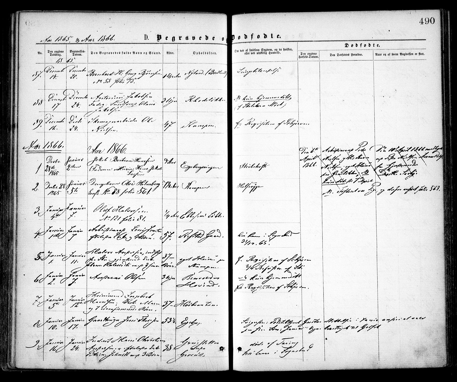 Østre Aker prestekontor Kirkebøker, SAO/A-10840/F/Fa/L0001: Parish register (official) no. I 1, 1861-1869, p. 490