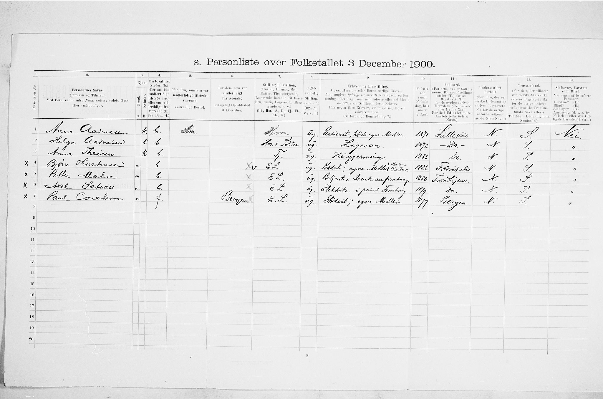 SAO, 1900 census for Kristiania, 1900, p. 49766