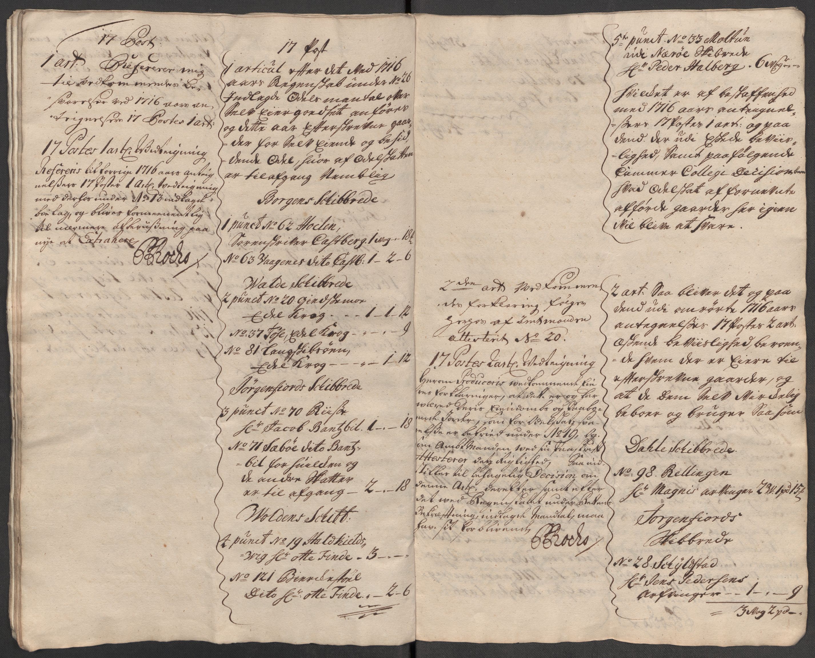 Rentekammeret inntil 1814, Reviderte regnskaper, Fogderegnskap, AV/RA-EA-4092/R54/L3569: Fogderegnskap Sunnmøre, 1717, p. 352