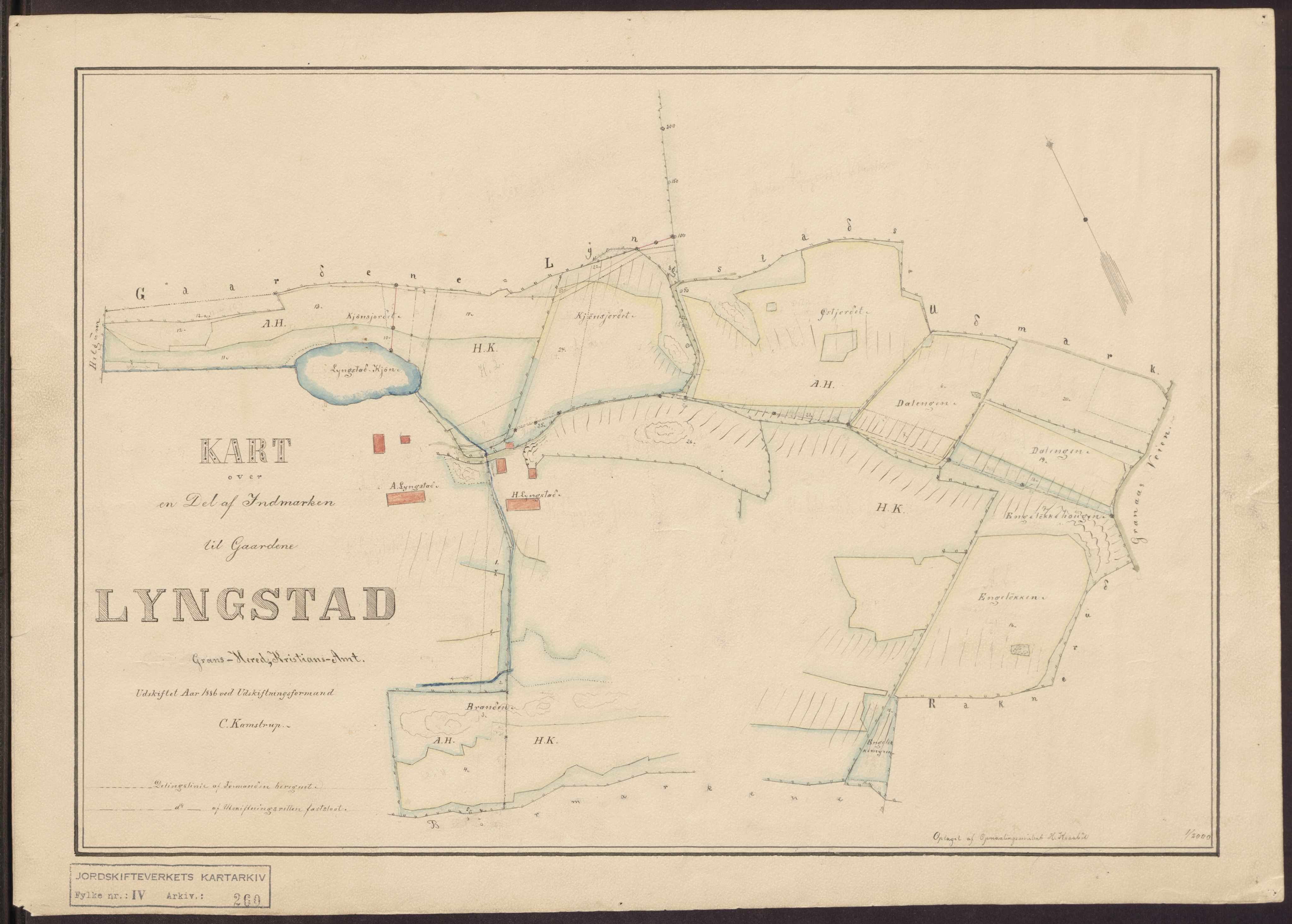 Jordskifteverkets kartarkiv, AV/RA-S-3929/T, 1859-1988, p. 321