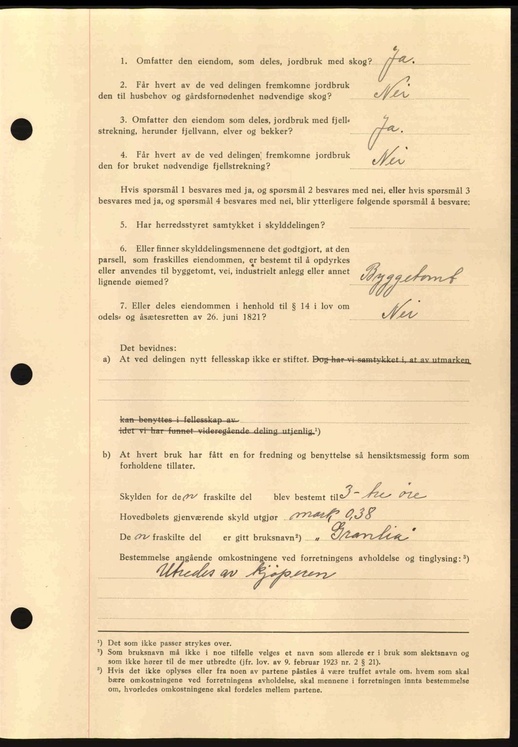 Nordmøre sorenskriveri, SAT/A-4132/1/2/2Ca: Mortgage book no. A90, 1941-1941, Diary no: : 1687/1941