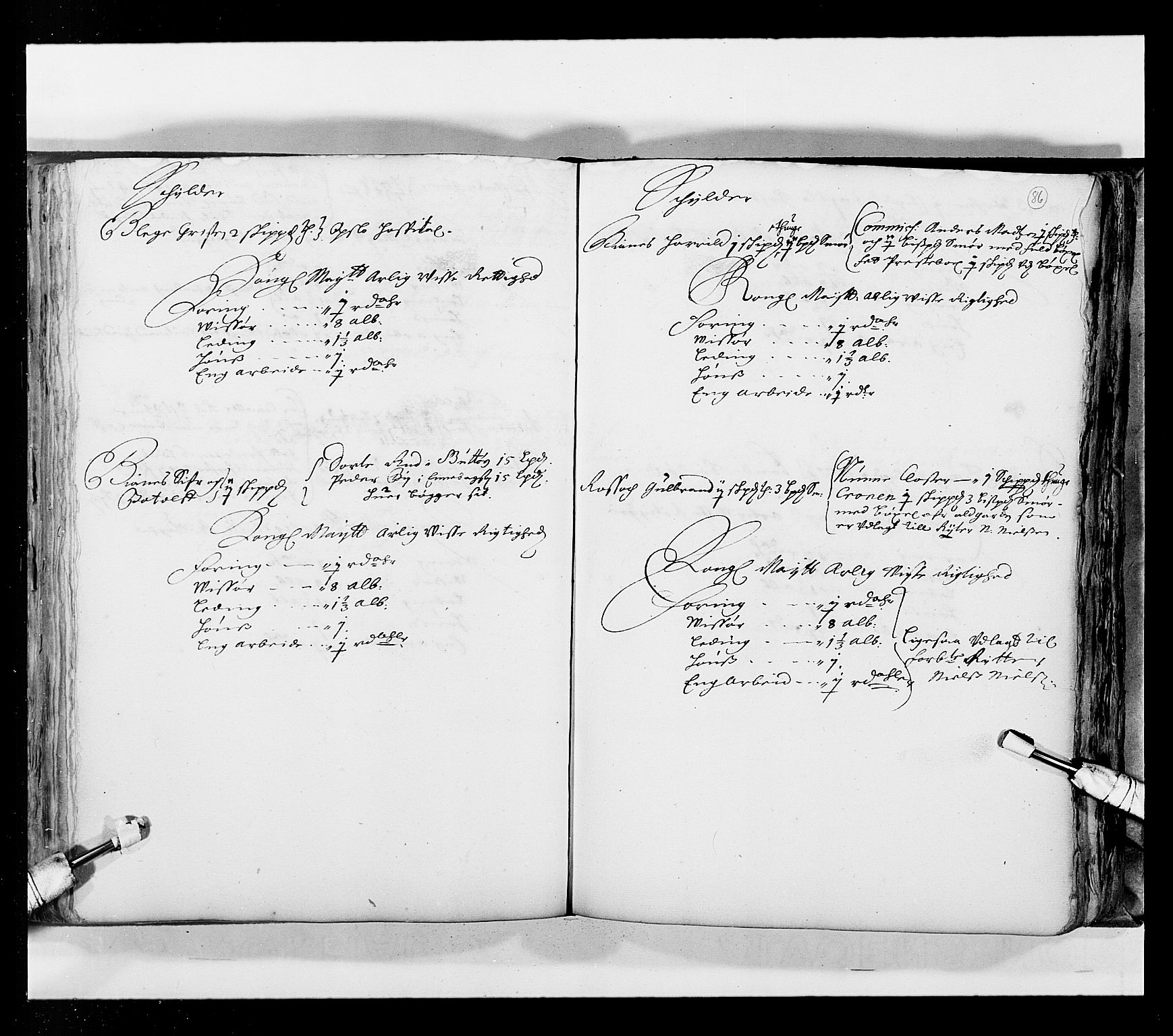 Stattholderembetet 1572-1771, AV/RA-EA-2870/Ek/L0033a/0001: Jordebøker 1662-1720: / Matrikkel for Nedre Romerike, 1670, p. 85b-86a