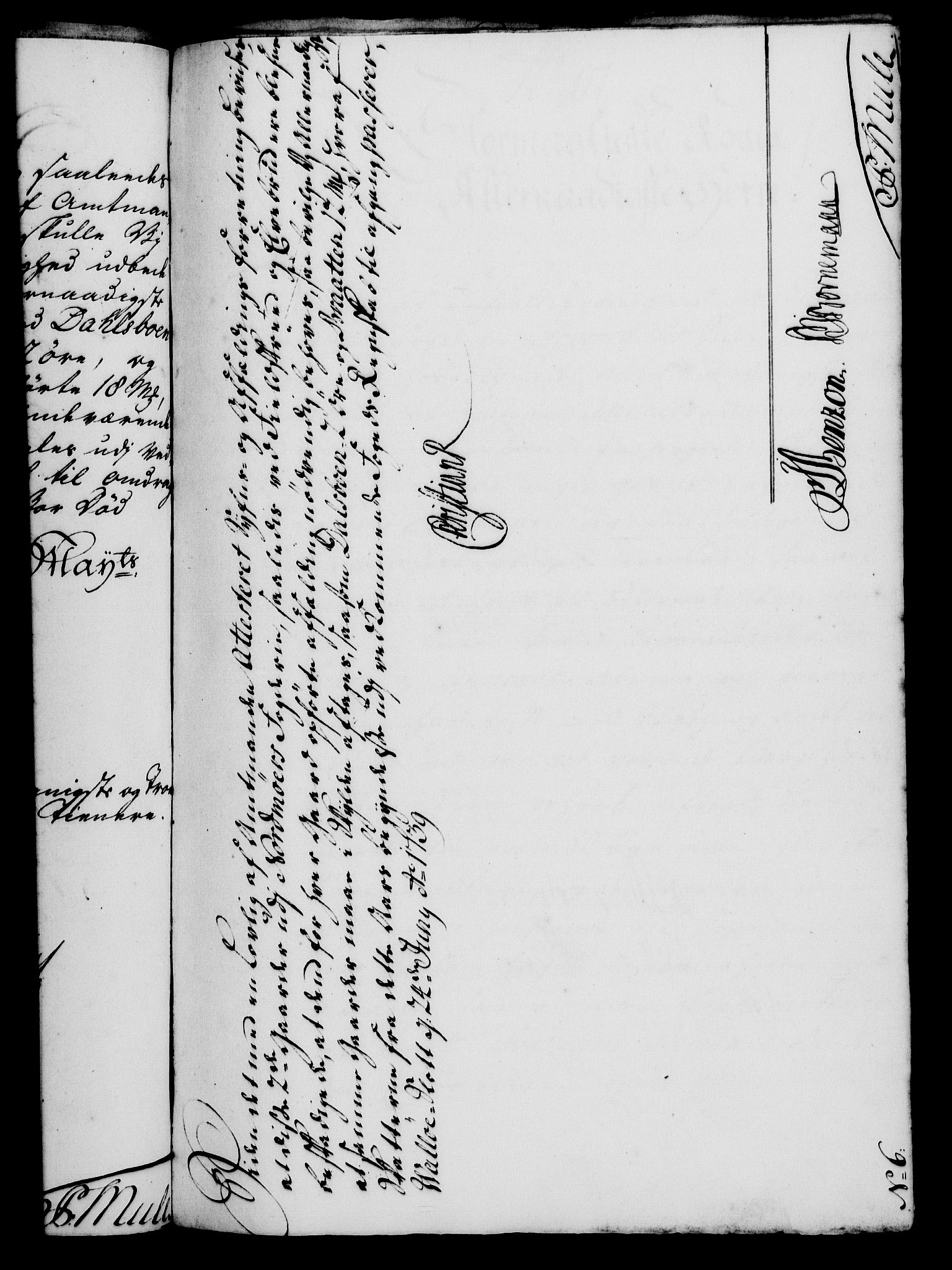 Rentekammeret, Kammerkanselliet, RA/EA-3111/G/Gf/Gfa/L0022: Norsk relasjons- og resolusjonsprotokoll (merket RK 52.22), 1739, p. 487