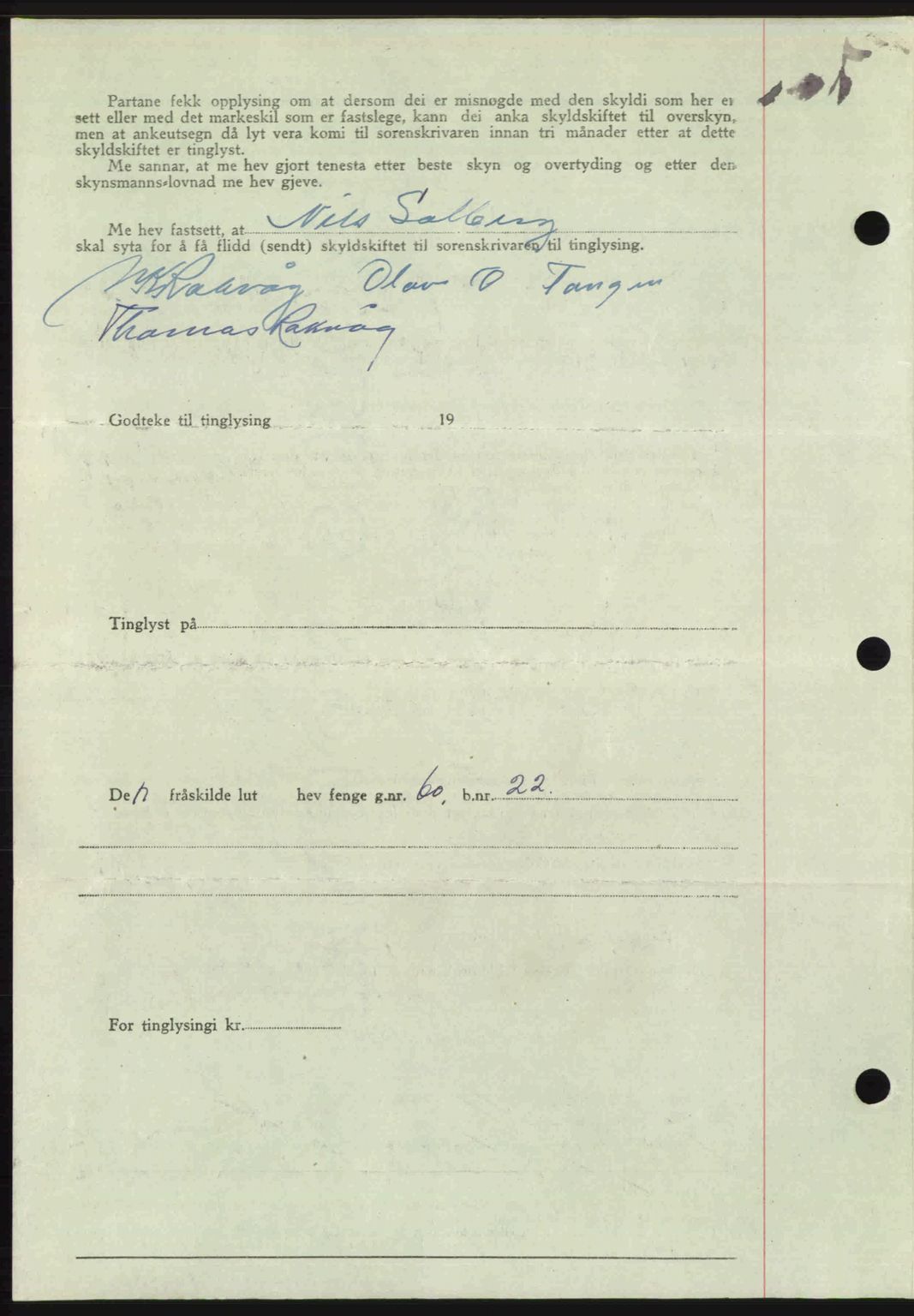 Romsdal sorenskriveri, AV/SAT-A-4149/1/2/2C: Mortgage book no. A28, 1948-1949, Diary no: : 151/1949