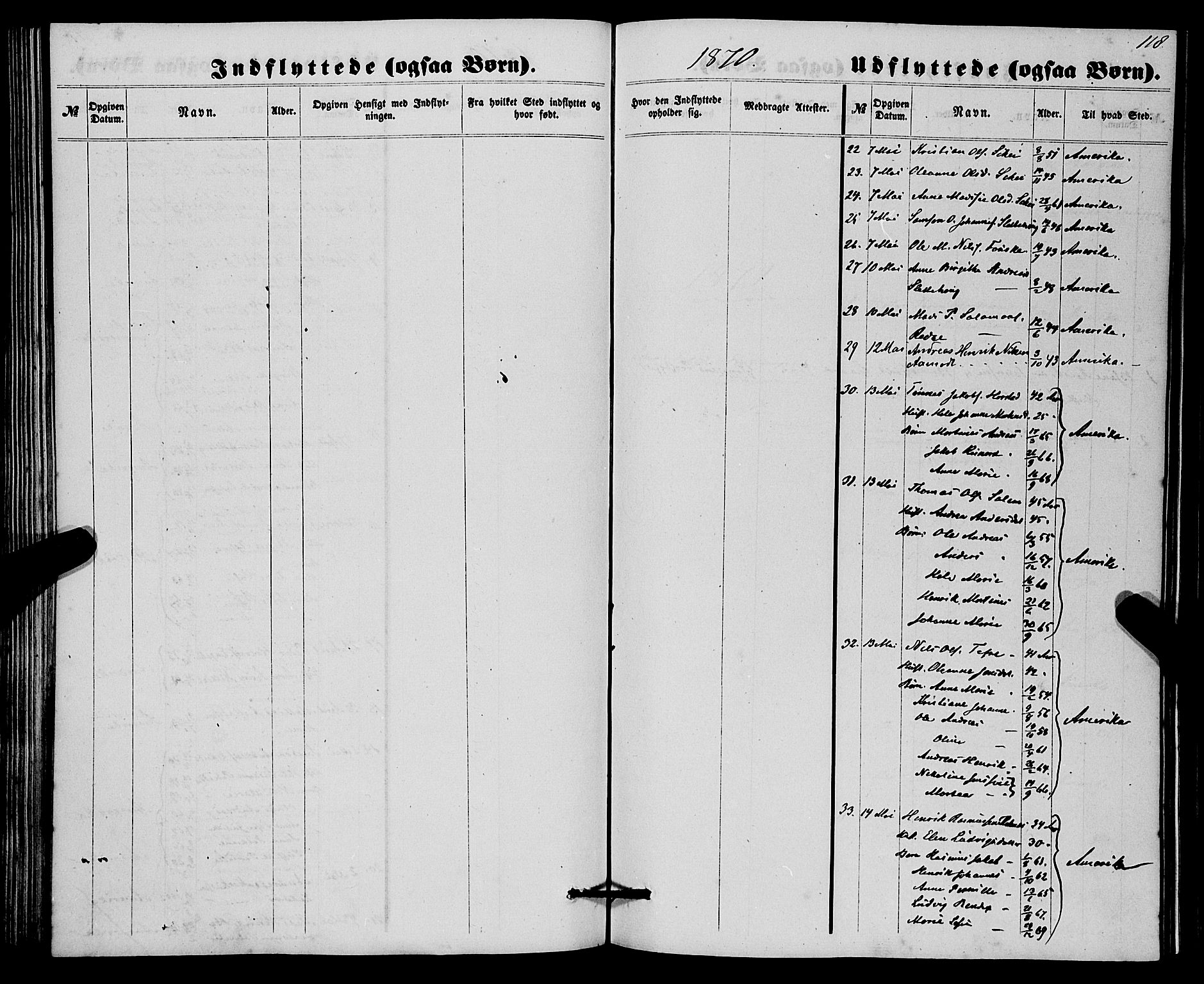 Førde sokneprestembete, SAB/A-79901/H/Haa/Haaa/L0010: Parish register (official) no. A 10, 1861-1876, p. 118