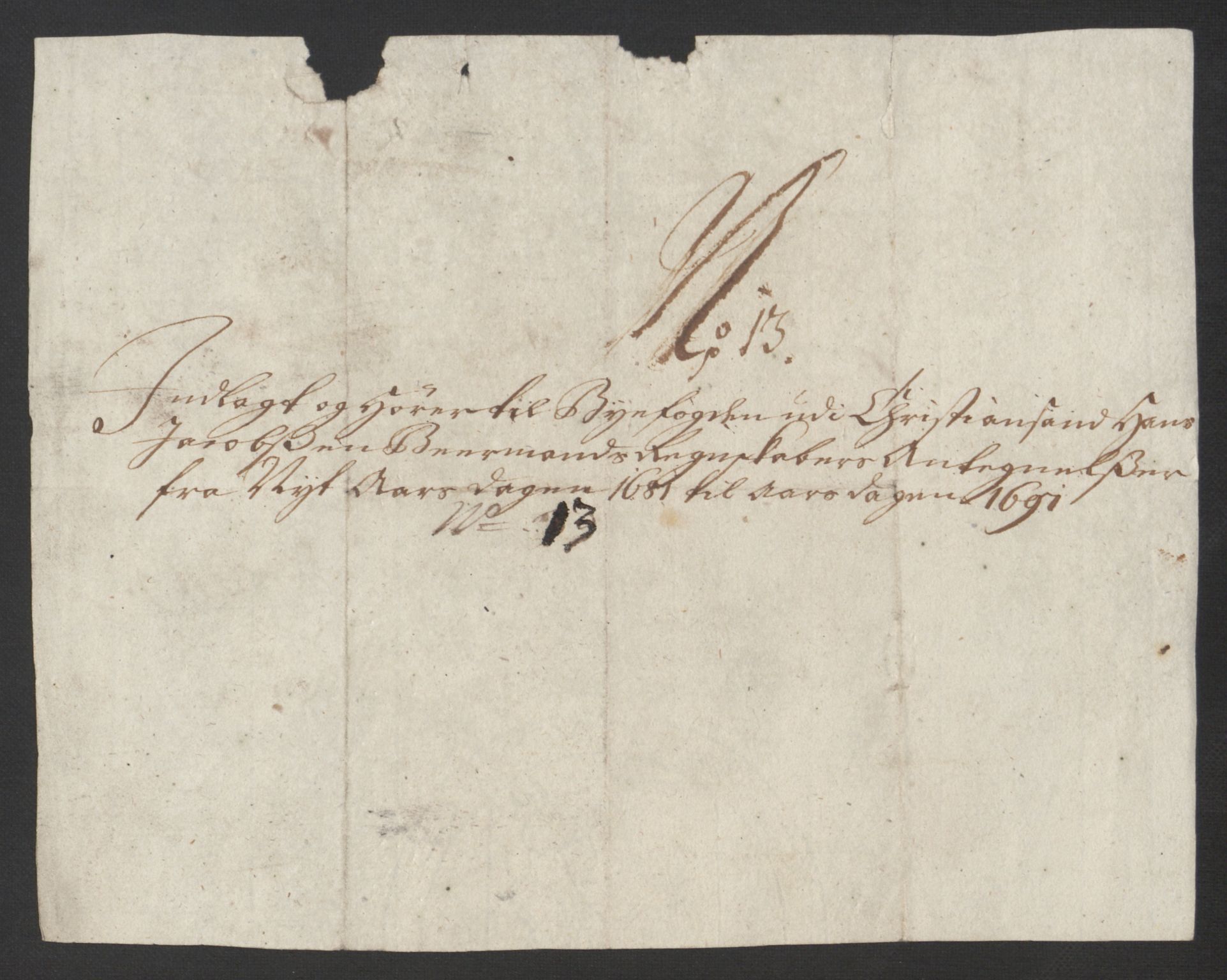 Rentekammeret inntil 1814, Reviderte regnskaper, Byregnskaper, AV/RA-EA-4066/R/Rm/L0285: [M18] Sikt og sakefall, 1681-1718, p. 374