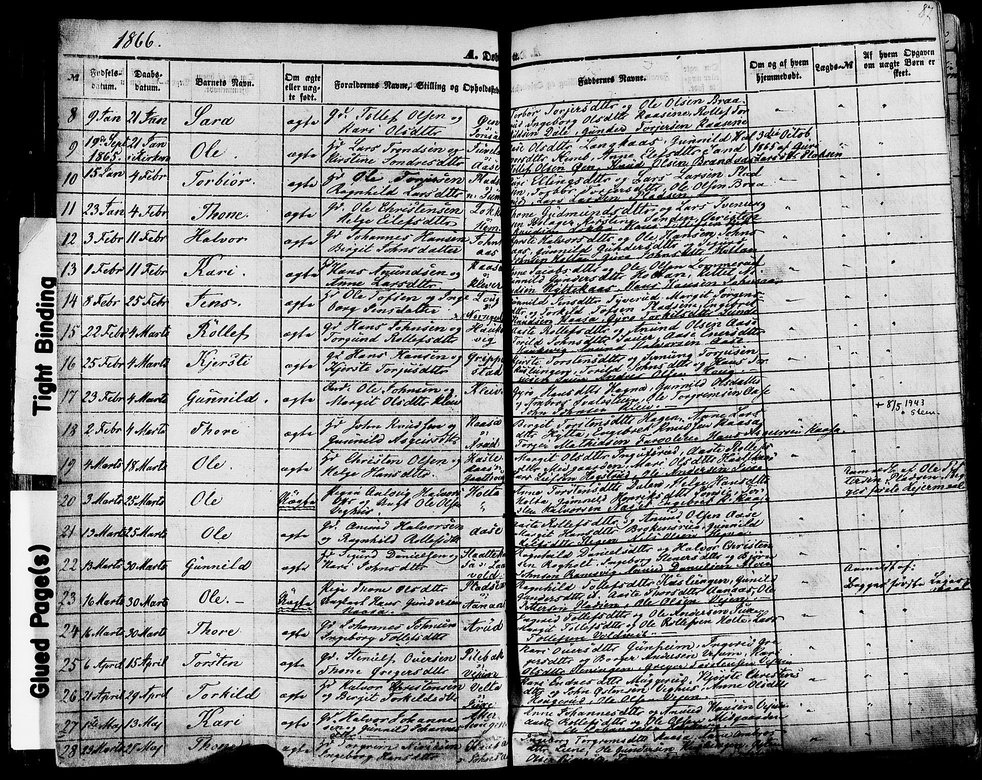 Sauherad kirkebøker, AV/SAKO-A-298/F/Fa/L0007: Parish register (official) no. I 7, 1851-1873, p. 87