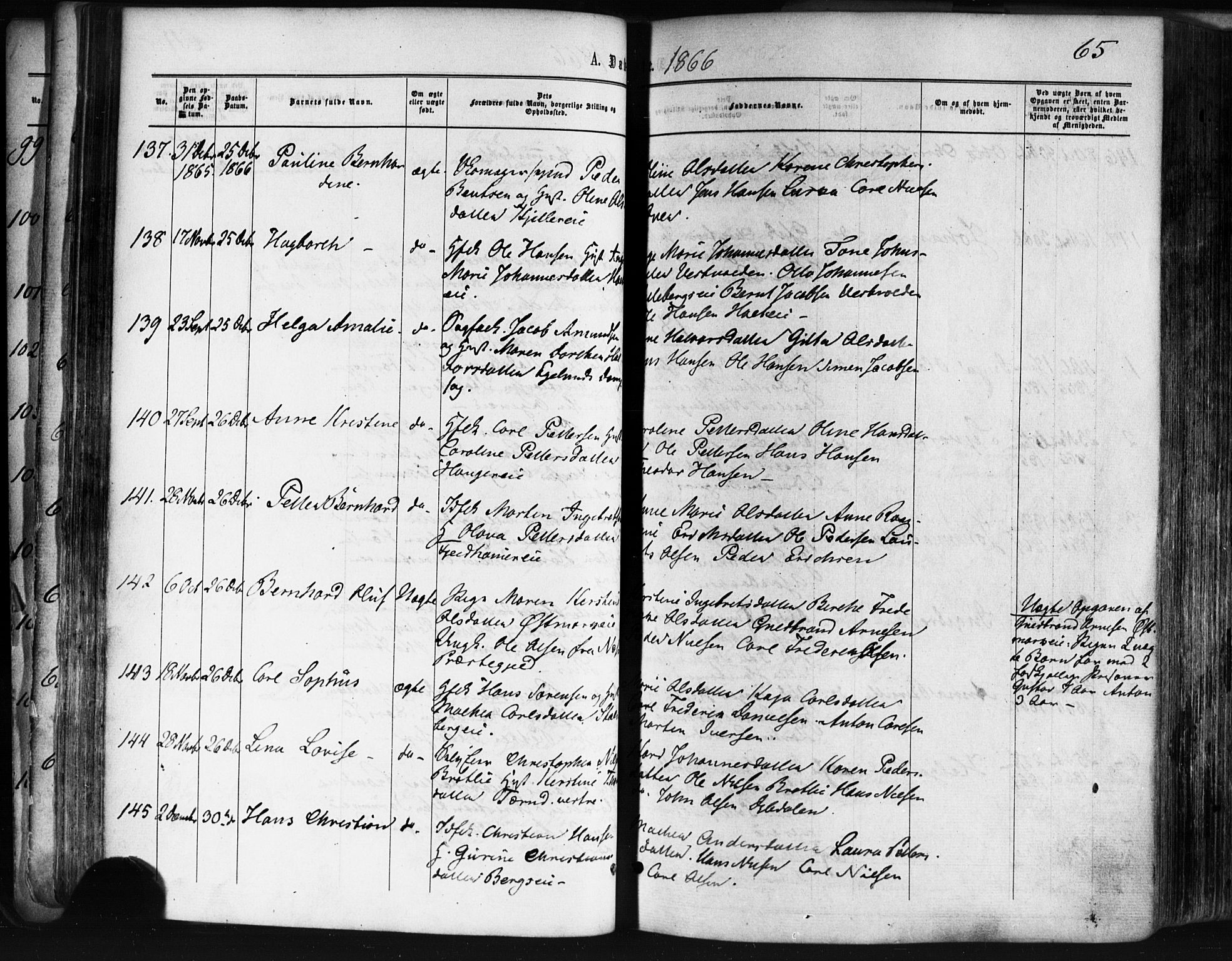 Skedsmo prestekontor Kirkebøker, SAO/A-10033a/F/Fa/L0011: Parish register (official) no. I 11, 1866-1876, p. 65
