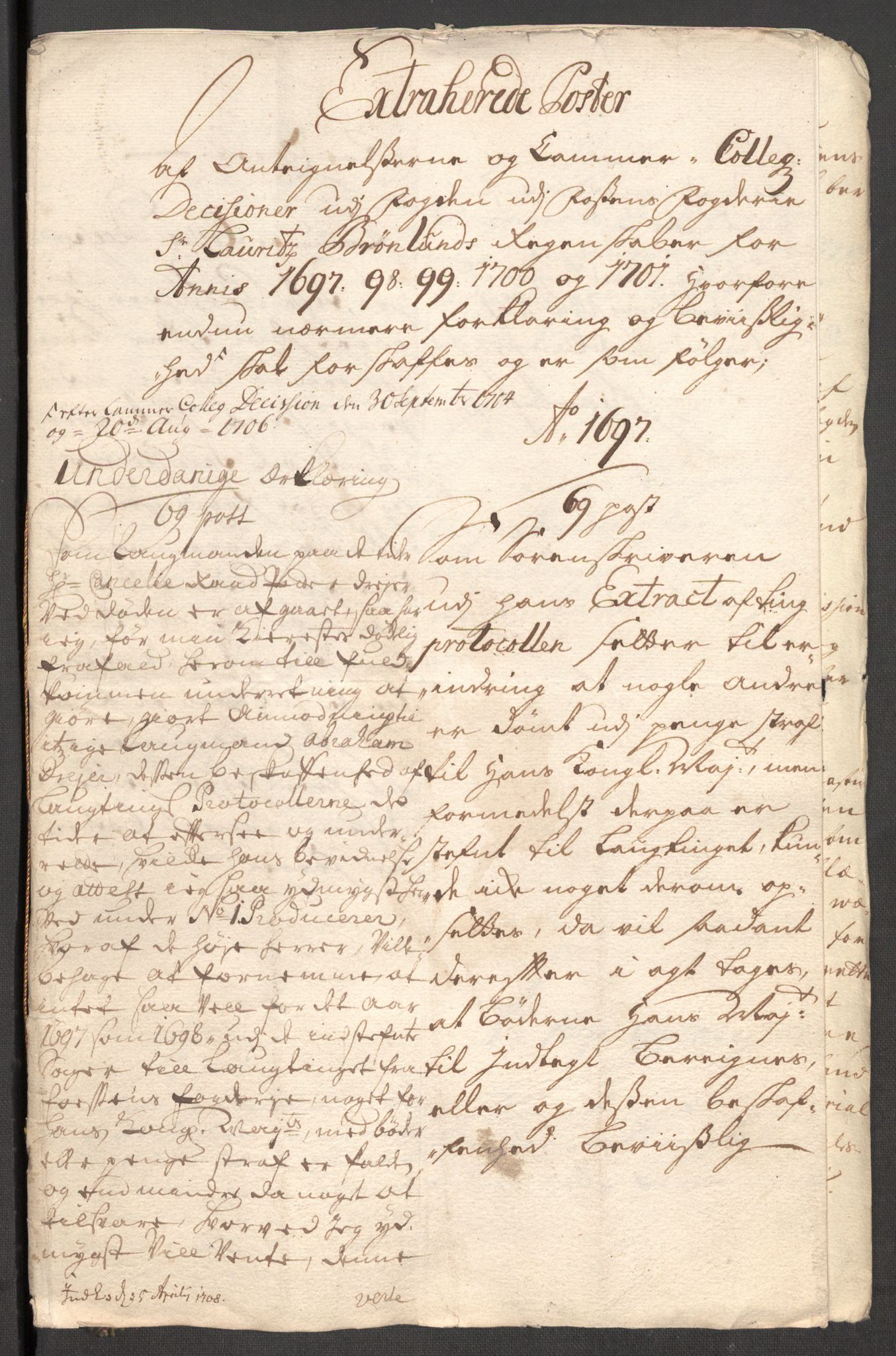 Rentekammeret inntil 1814, Reviderte regnskaper, Fogderegnskap, AV/RA-EA-4092/R57/L3854: Fogderegnskap Fosen, 1700-1701, p. 425