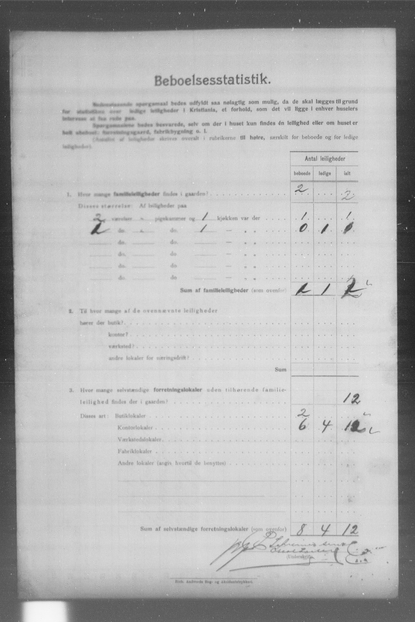 OBA, Municipal Census 1904 for Kristiania, 1904, p. 19177