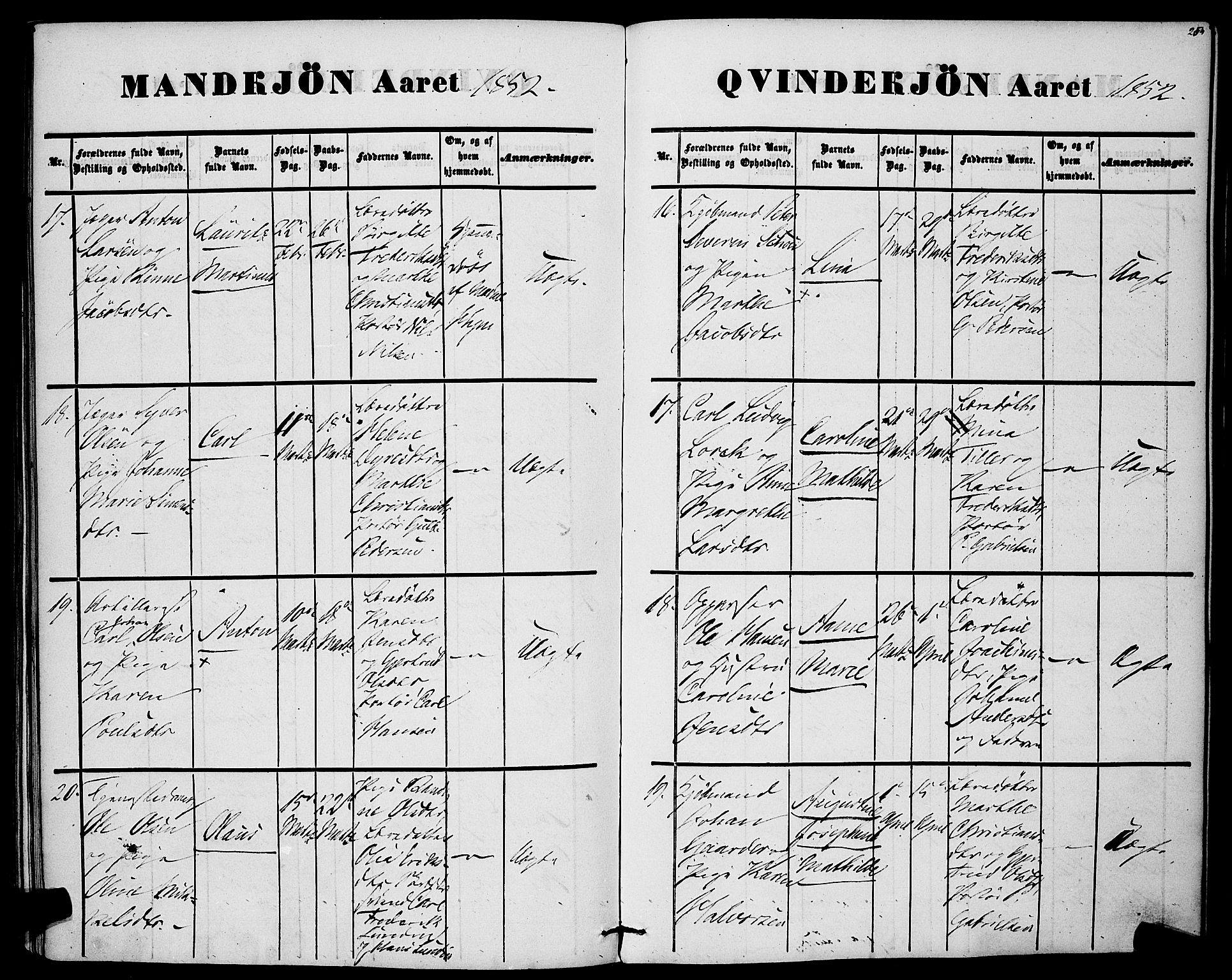 Rikshospitalet prestekontor Kirkebøker, AV/SAO-A-10309b/F/L0003: Parish register (official) no. 3, 1841-1853, p. 254