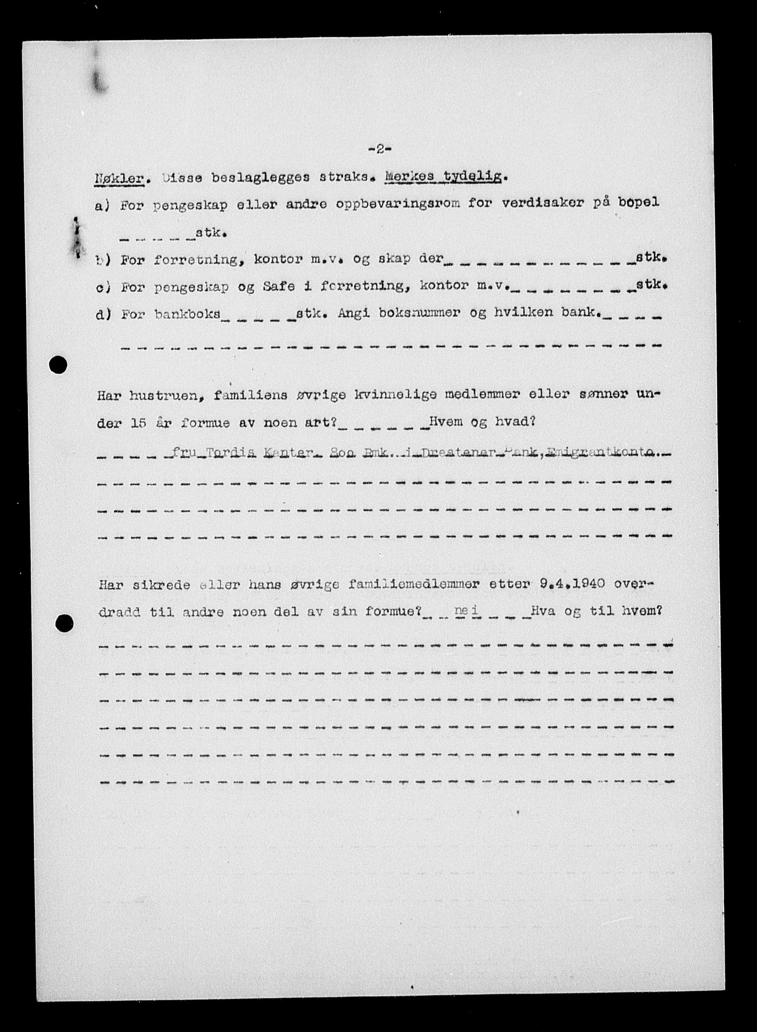 Justisdepartementet, Tilbakeføringskontoret for inndratte formuer, AV/RA-S-1564/H/Hc/Hcc/L0949: --, 1945-1947, p. 16