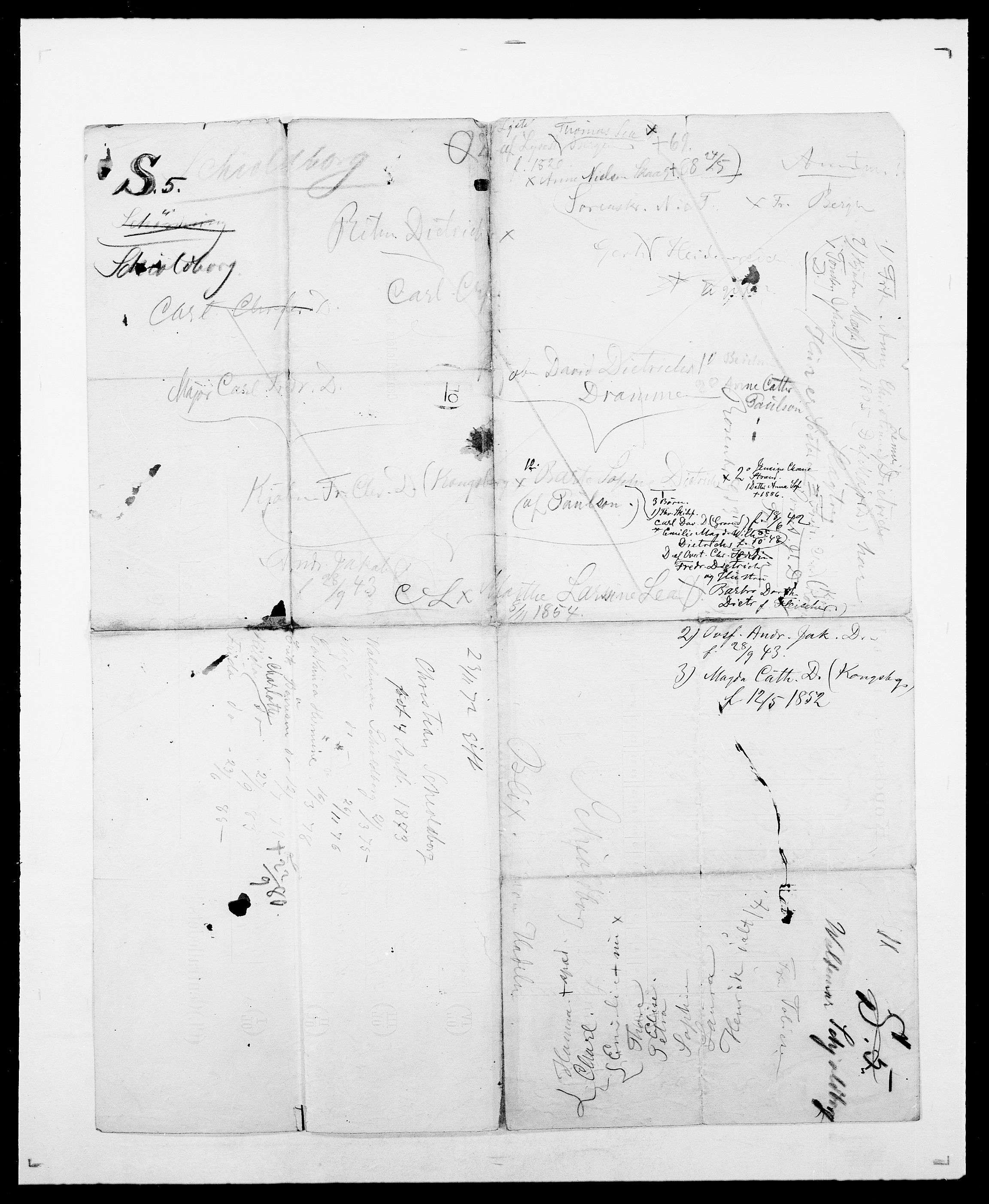 Delgobe, Charles Antoine - samling, AV/SAO-PAO-0038/D/Da/L0034: Saabye - Schmincke, p. 564