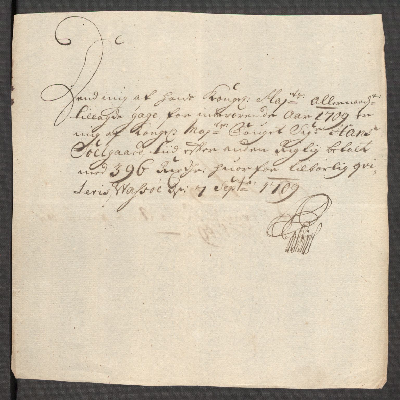 Rentekammeret inntil 1814, Reviderte regnskaper, Fogderegnskap, AV/RA-EA-4092/R69/L4855: Fogderegnskap Finnmark/Vardøhus, 1709-1712, p. 174