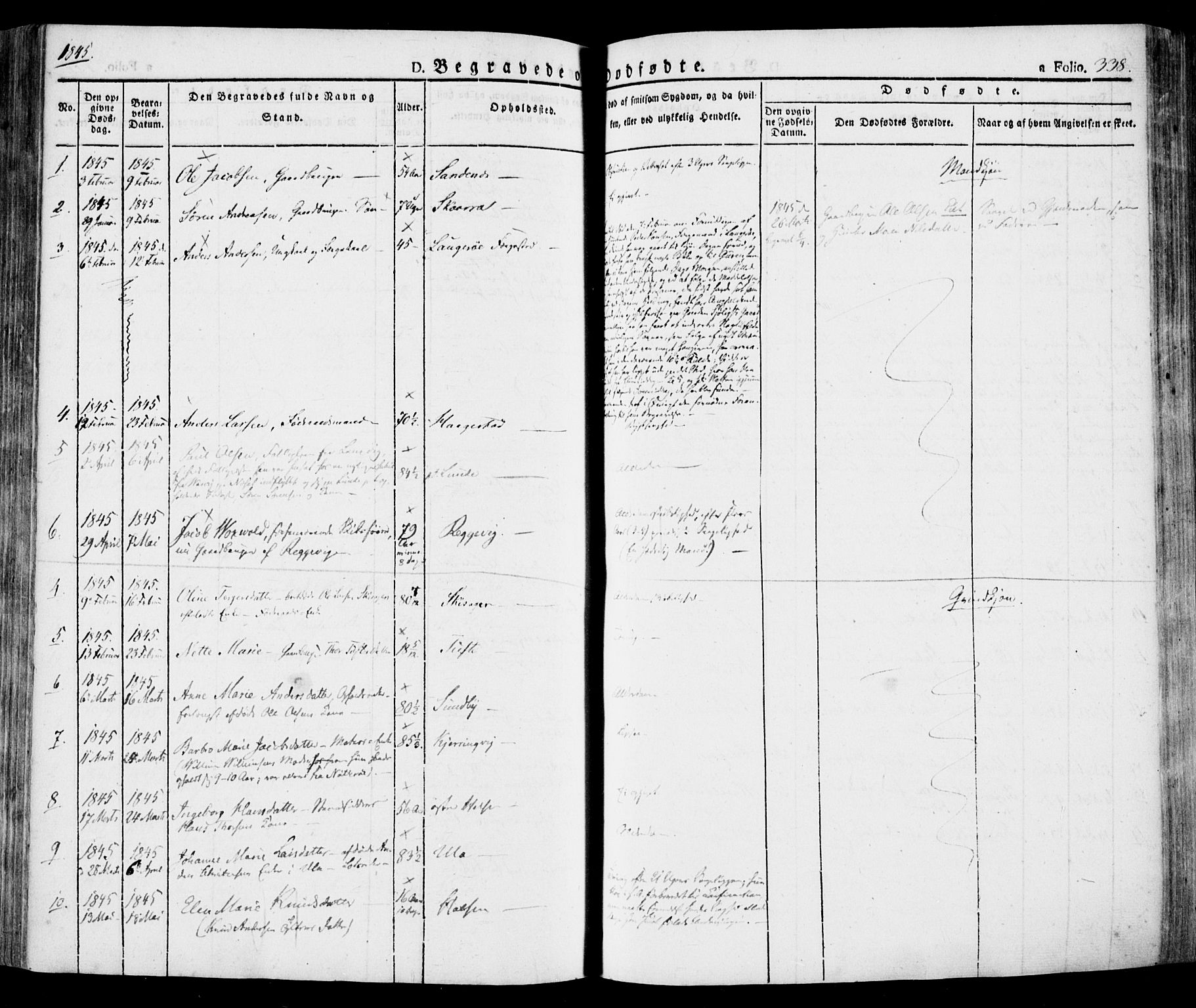 Tjølling kirkebøker, AV/SAKO-A-60/F/Fa/L0006: Parish register (official) no. 6, 1835-1859, p. 338