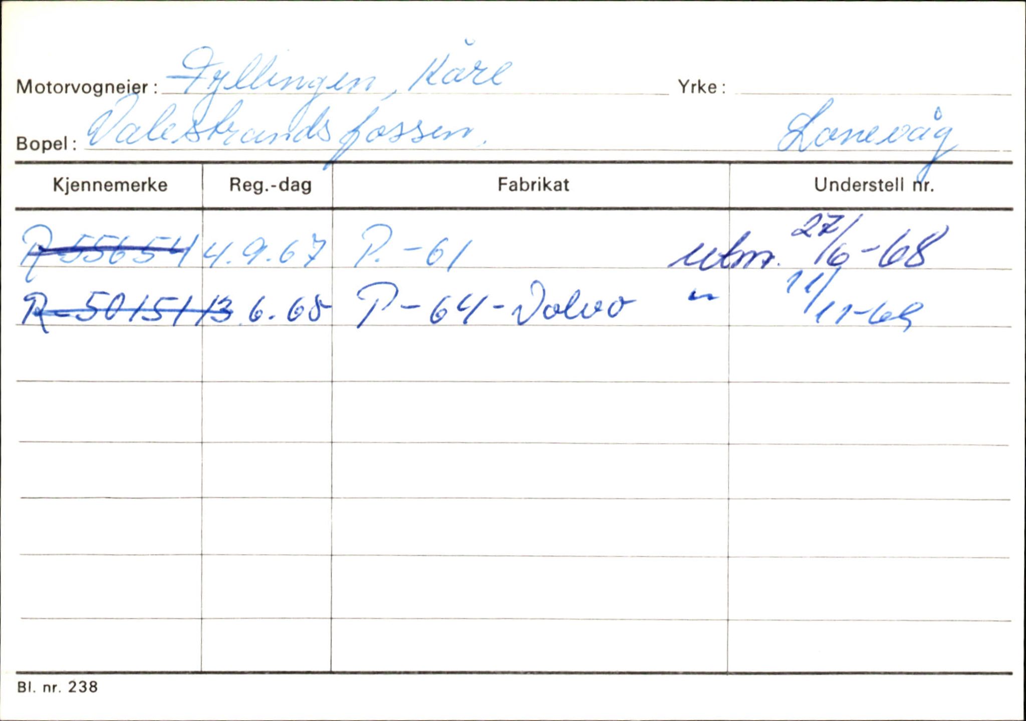 Statens vegvesen, Hordaland vegkontor, AV/SAB-A-5201/2/Ha/L0015: R-eierkort F-G, 1920-1971, p. 86