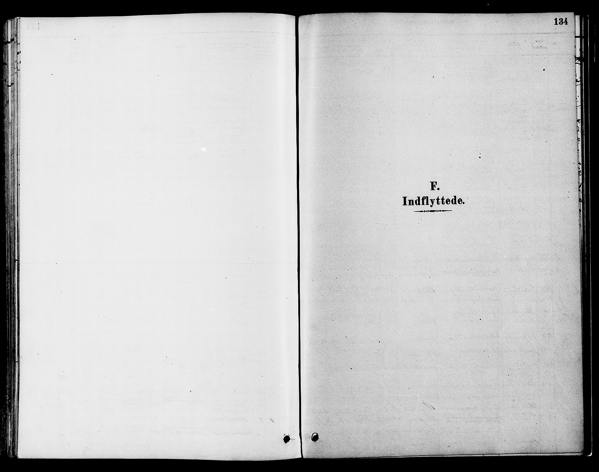 Gran prestekontor, SAH/PREST-112/H/Ha/Haa/L0016: Parish register (official) no. 16, 1880-1888, p. 134
