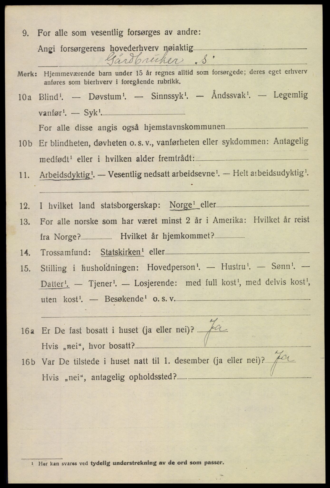 SAH, 1920 census for Sør-Aurdal, 1920, p. 8158