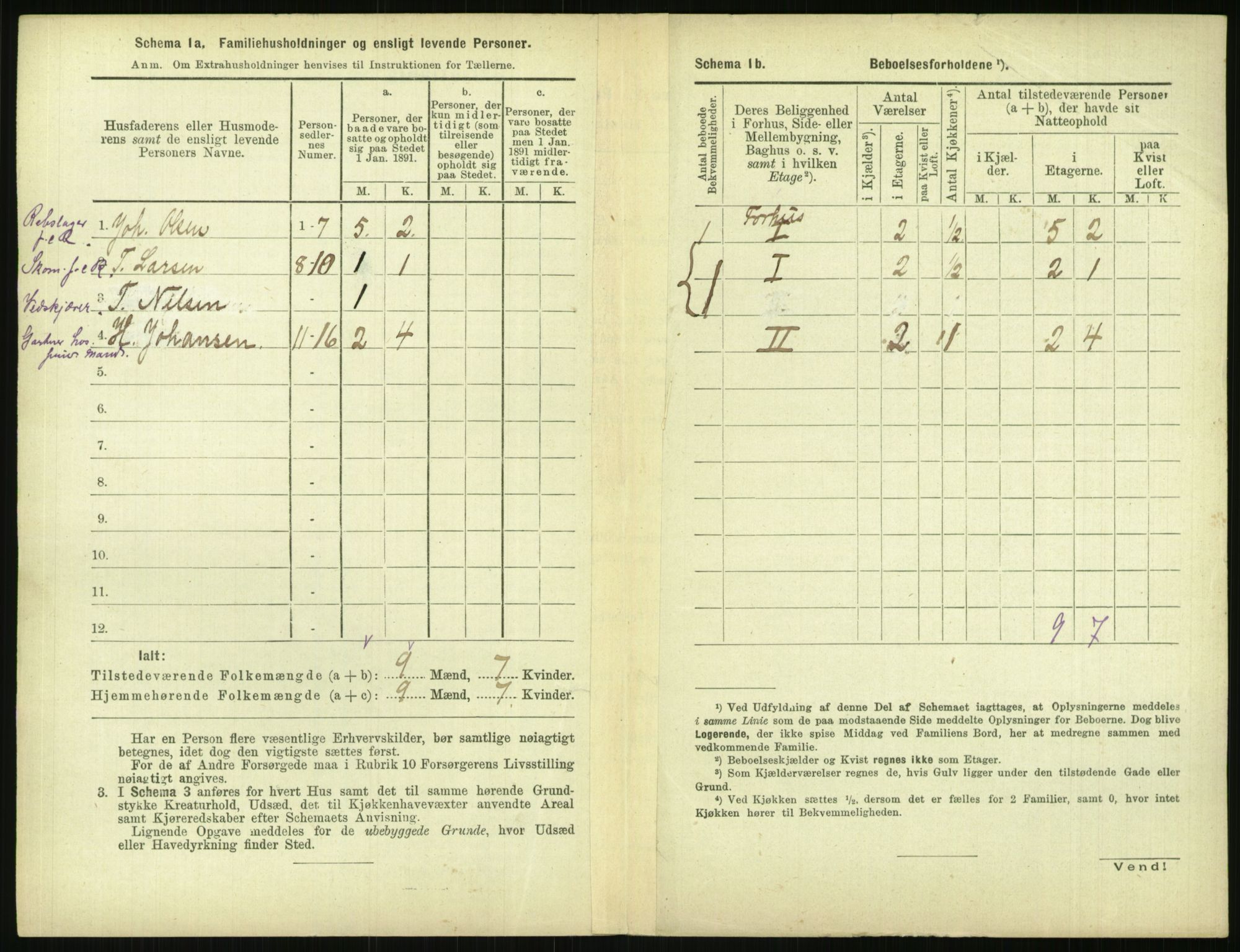 RA, 1891 census for 0301 Kristiania, 1891, p. 149978