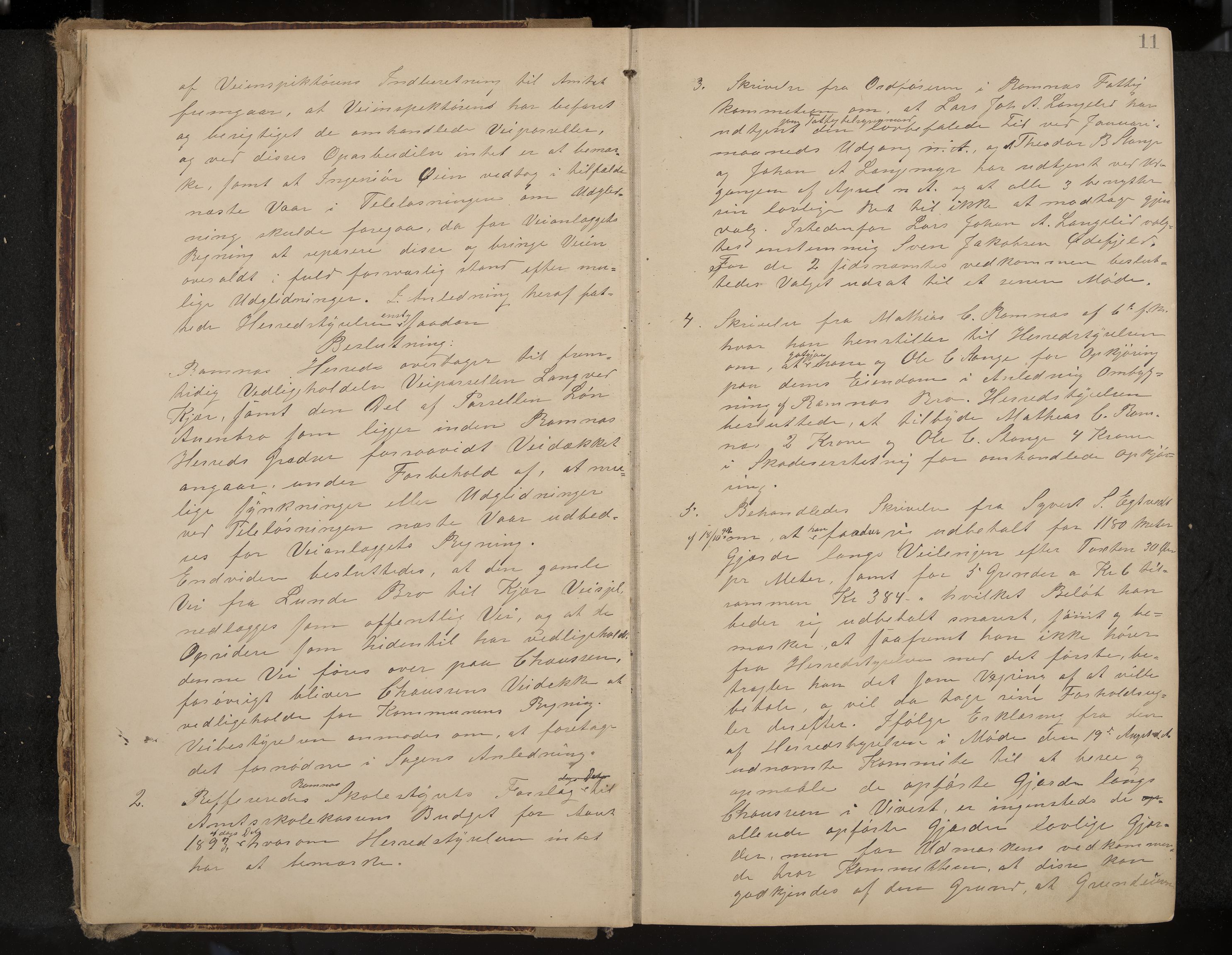 Ramnes formannskap og sentraladministrasjon, IKAK/0718021/A/Aa/L0004: Møtebok, 1892-1907, p. 11