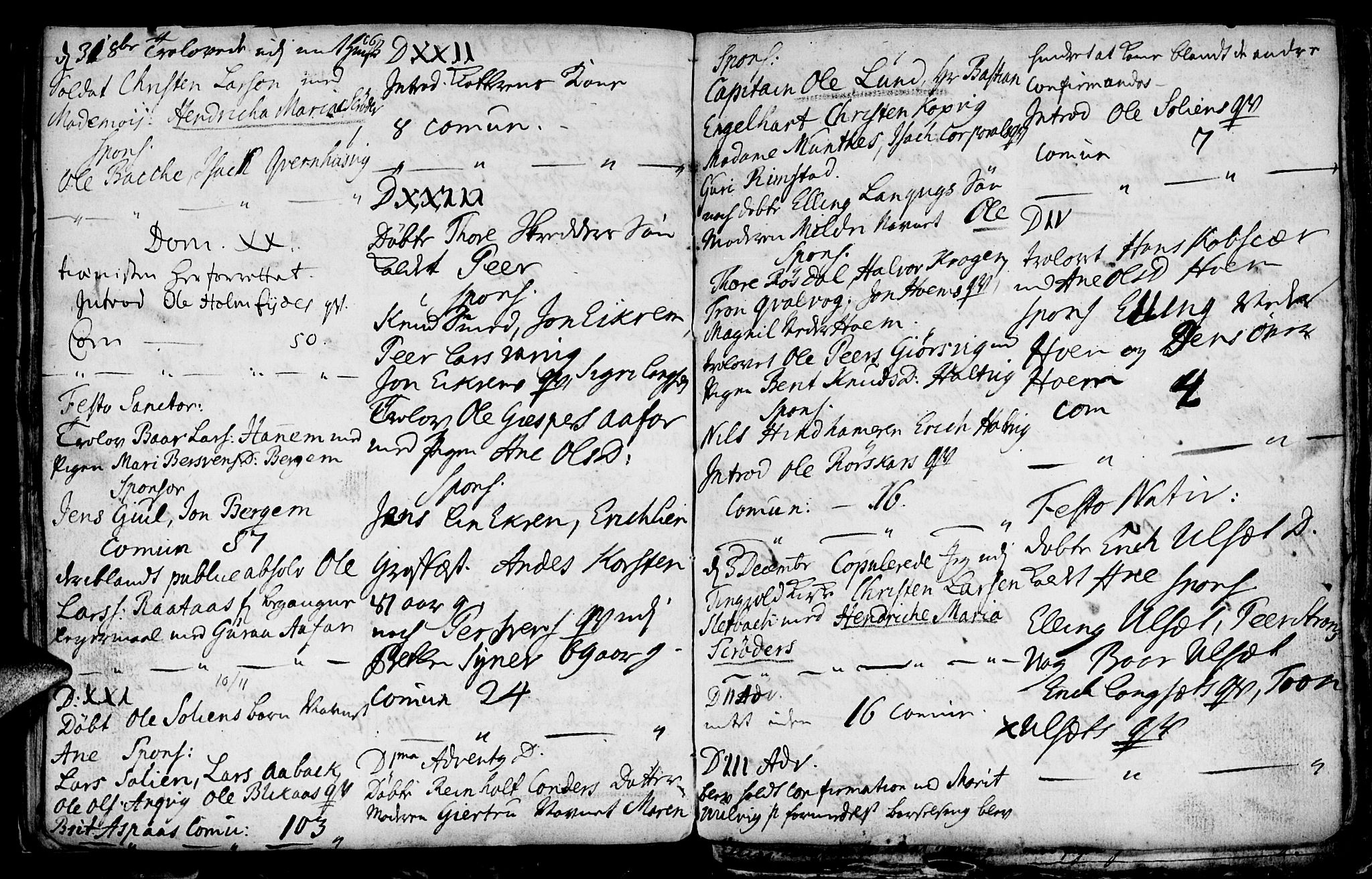 Ministerialprotokoller, klokkerbøker og fødselsregistre - Møre og Romsdal, AV/SAT-A-1454/586/L0978: Parish register (official) no. 586A04, 1732-1751