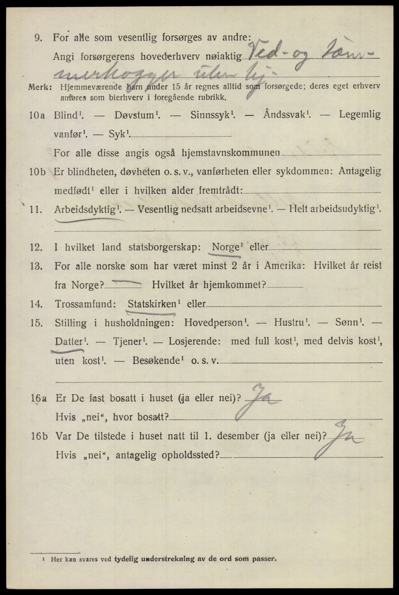 SAO, 1920 census for Eidsvoll, 1920, p. 7088