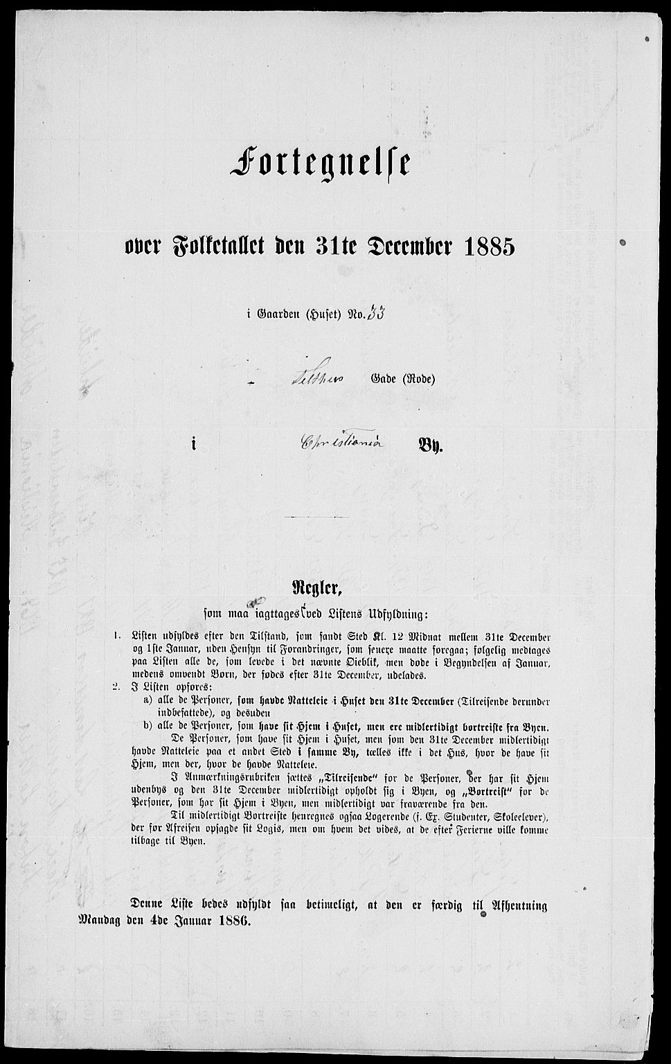 RA, 1885 census for 0301 Kristiania, 1885, p. 4632