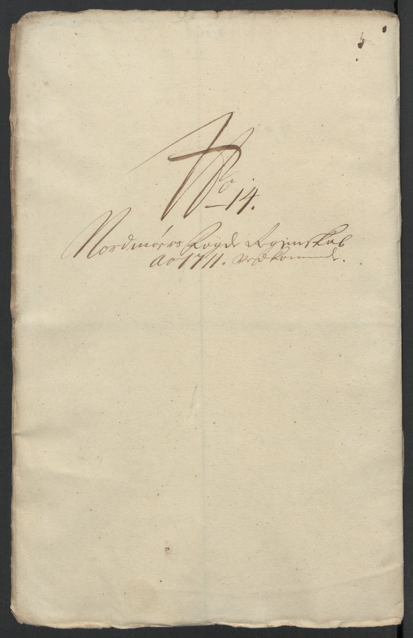 Rentekammeret inntil 1814, Reviderte regnskaper, Fogderegnskap, RA/EA-4092/R56/L3745: Fogderegnskap Nordmøre, 1711, p. 300