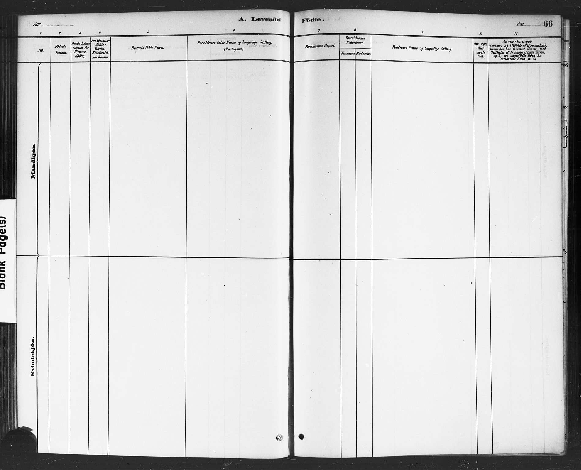 Rødenes prestekontor Kirkebøker, AV/SAO-A-2005/F/Fa/L0009: Parish register (official) no. I 9, 1880-1889, p. 66