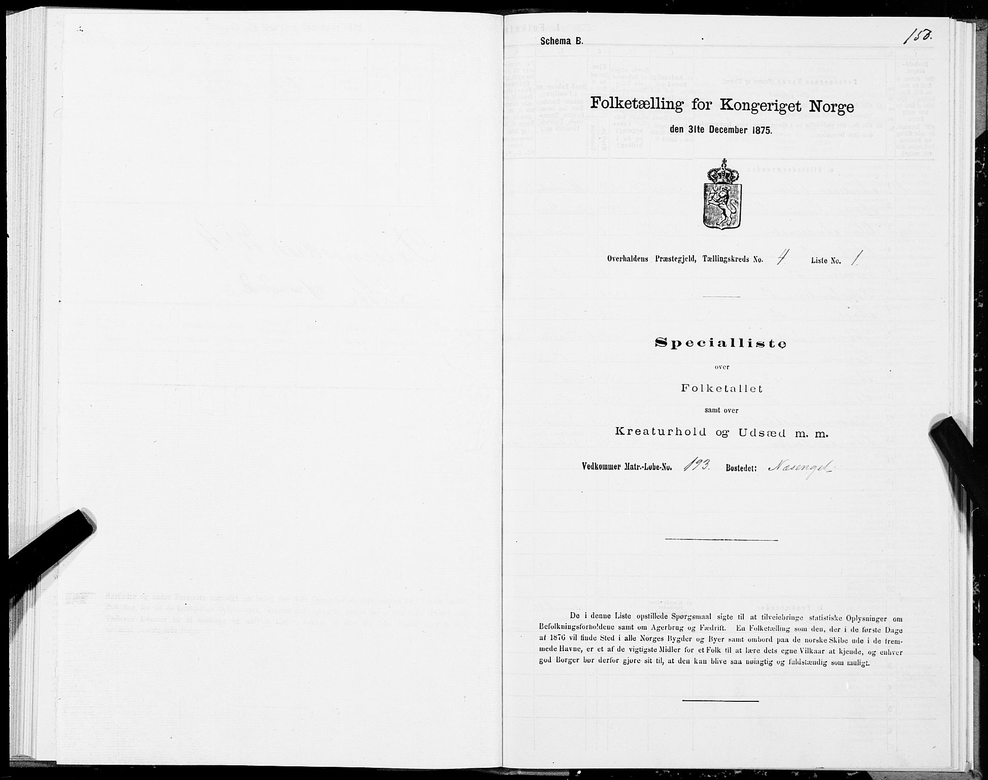 SAT, 1875 census for 1744P Overhalla, 1875, p. 2150