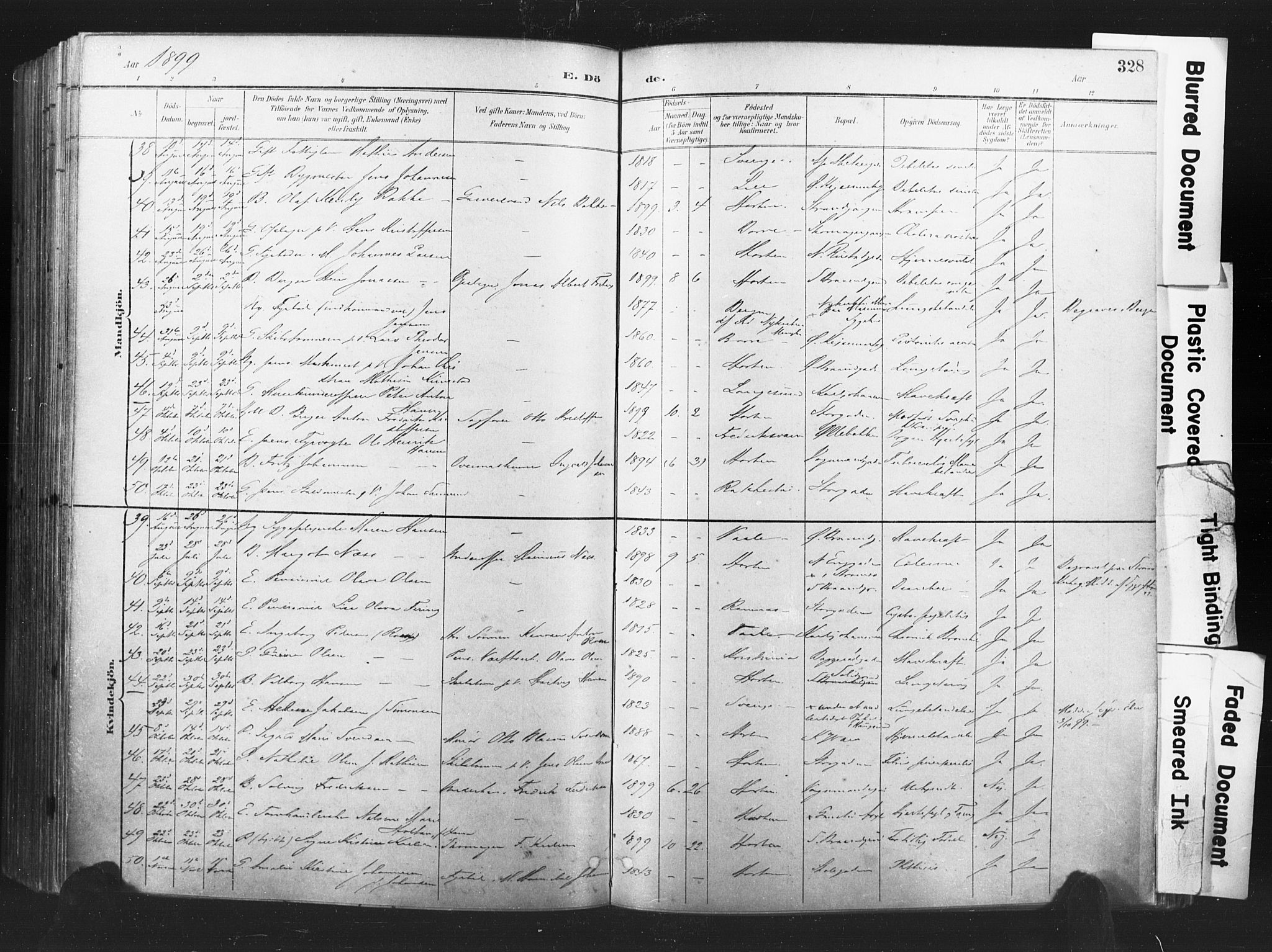 Horten kirkebøker, AV/SAKO-A-348/F/Fa/L0005: Parish register (official) no. 5, 1896-1904, p. 328