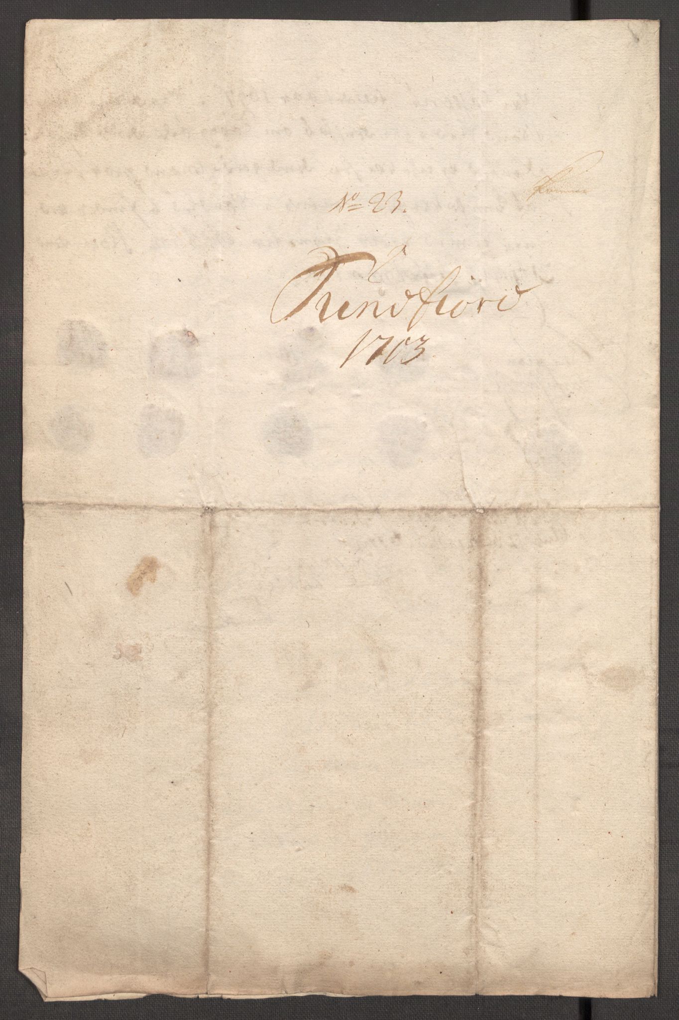 Rentekammeret inntil 1814, Reviderte regnskaper, Fogderegnskap, AV/RA-EA-4092/R53/L3427: Fogderegnskap Sunn- og Nordfjord, 1703, p. 294