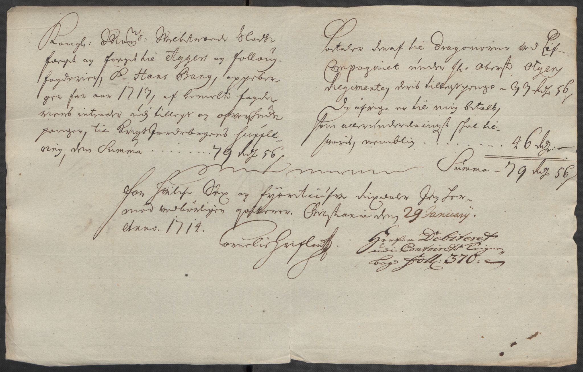 Rentekammeret inntil 1814, Reviderte regnskaper, Fogderegnskap, RA/EA-4092/R10/L0451: Fogderegnskap Aker og Follo, 1713-1714, p. 186