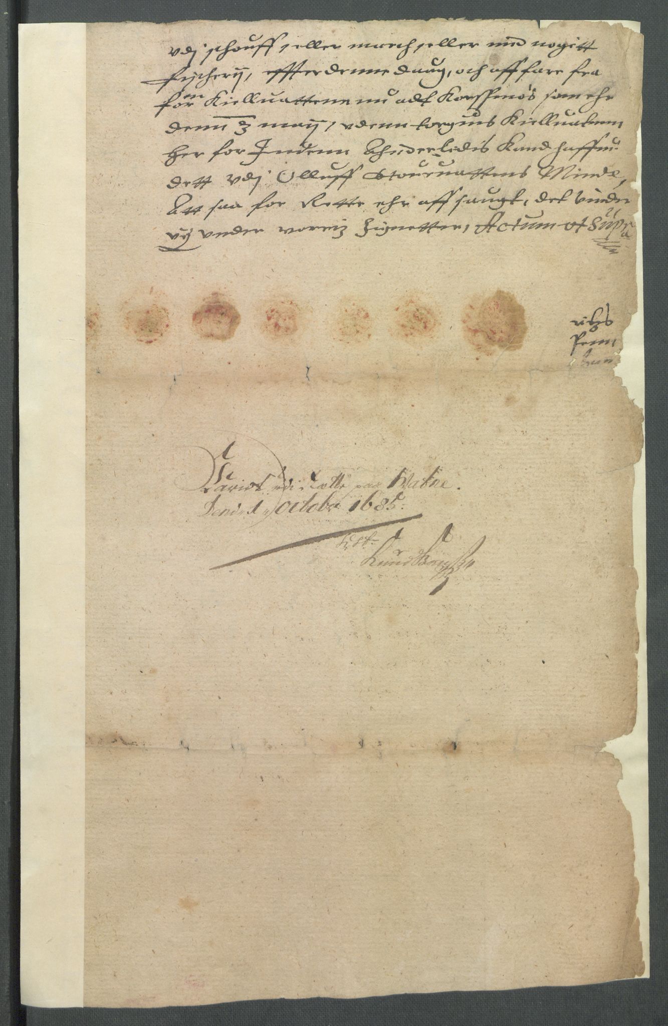 Riksarkivets diplomsamling, AV/RA-EA-5965/F02/L0131: Dokumenter, 1623, p. 49