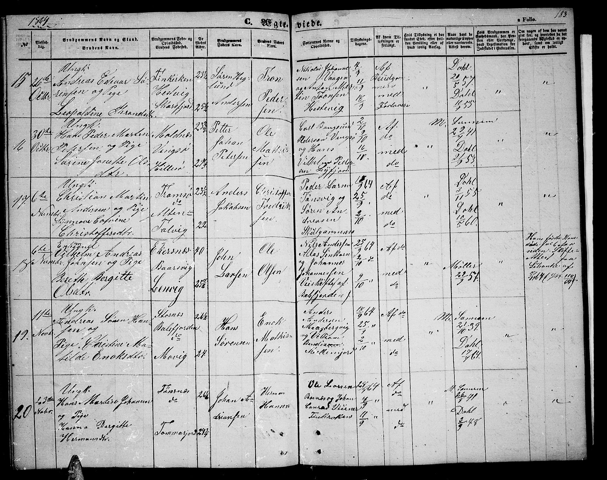 Tromsøysund sokneprestkontor, AV/SATØ-S-1304/G/Gb/L0001klokker: Parish register (copy) no. 1, 1857-1869, p. 183