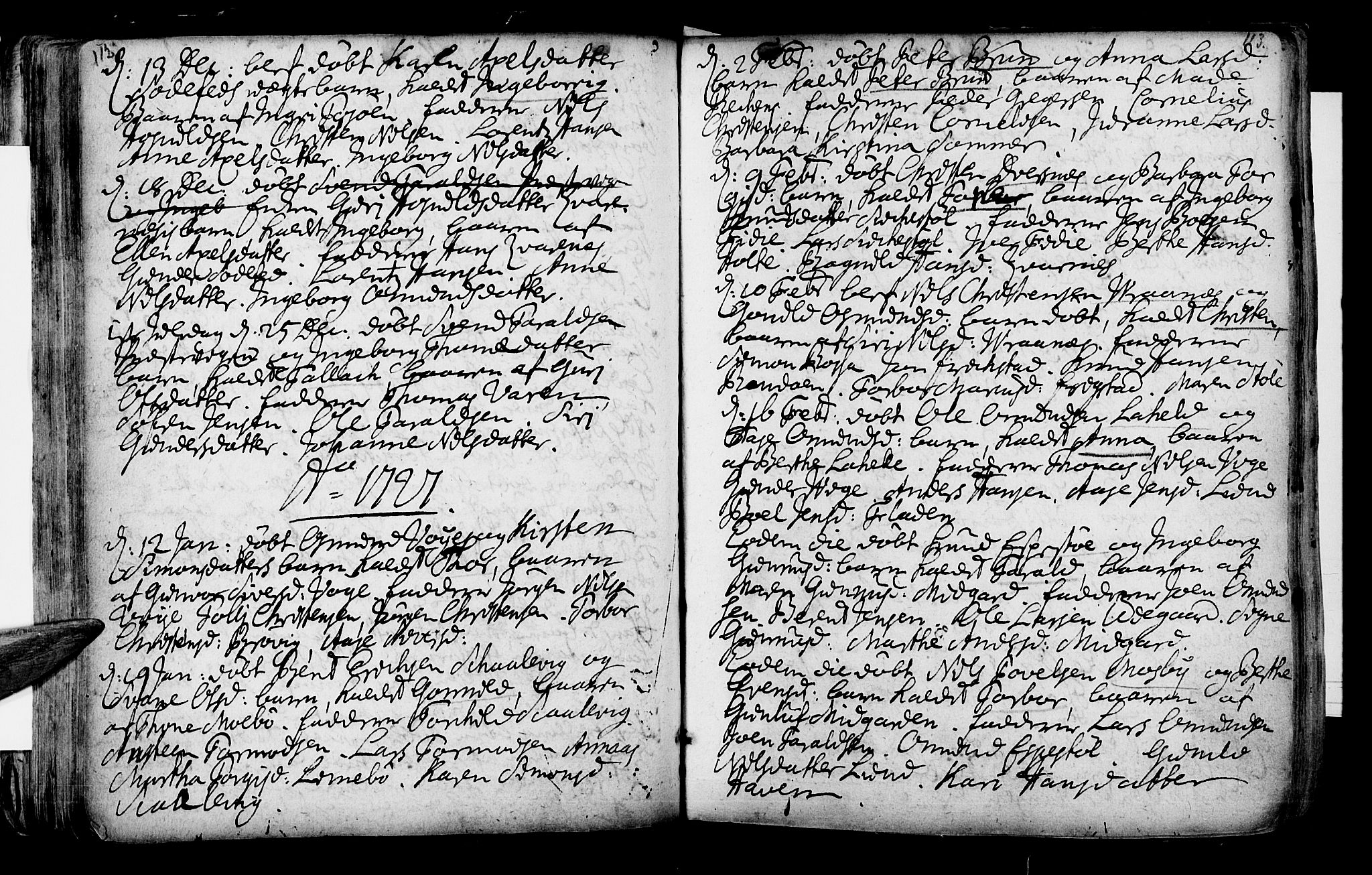 Oddernes sokneprestkontor, SAK/1111-0033/F/Fa/Faa/L0002: Parish register (official) no. A 2, 1719-1764, p. 112-113