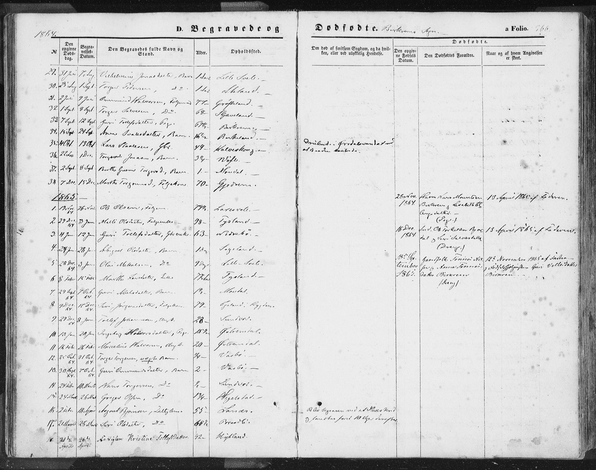 Helleland sokneprestkontor, AV/SAST-A-101810: Parish register (official) no. A 7.2, 1863-1886, p. 366